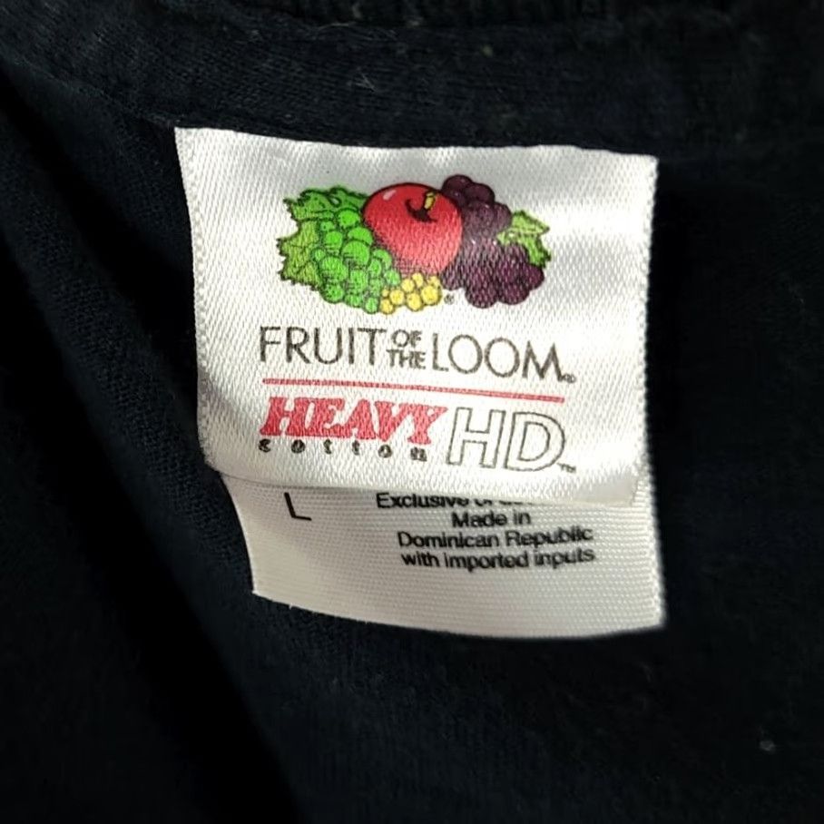 Fruit Of The Loom VINTAGE The Road Crew T Shirt Mens Size Large Black Y2K Designated Driver Roadie Shirt Mens Large Black Rock Music Size US L / EU 52-54 / 3 - 6 Thumbnail