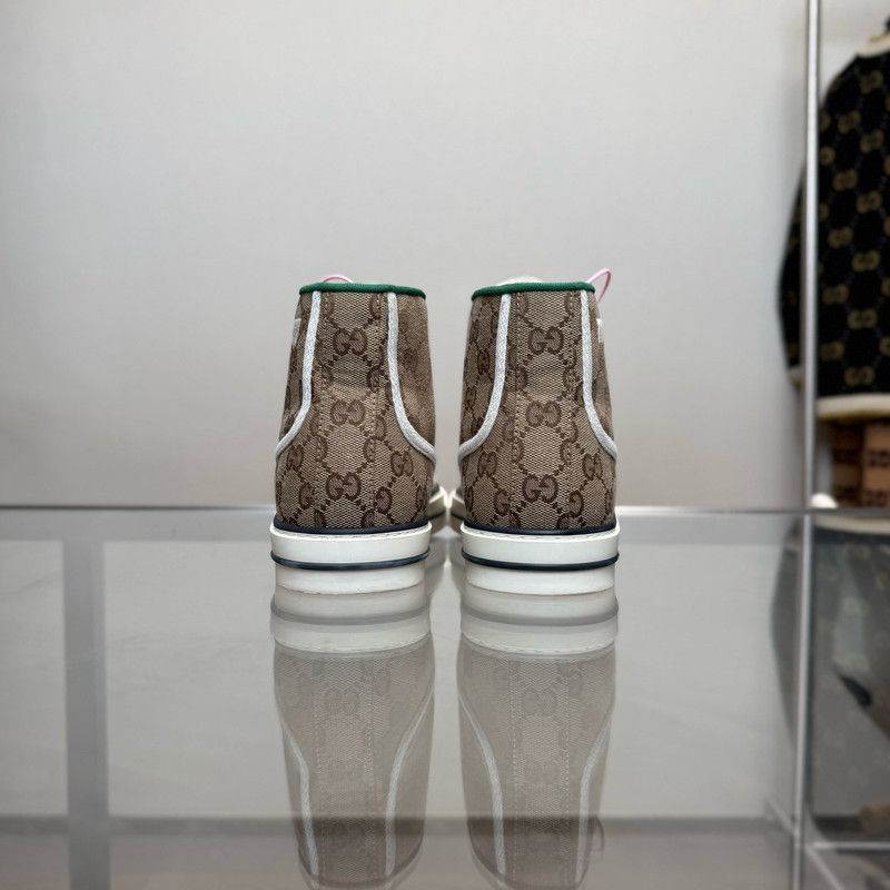 Gucci Gucci Tennis 1977 High Top Canvas Sneakers - Size US 7.5 / EU 40-41 - 3 Thumbnail