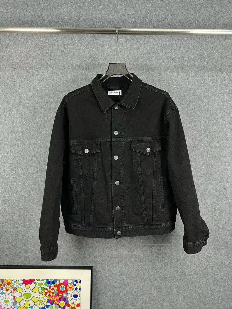 Other Balenciaga Crystal Logo Denim Jacket. Size US S / EU 44-46 / 1 - 2 Thumbnail