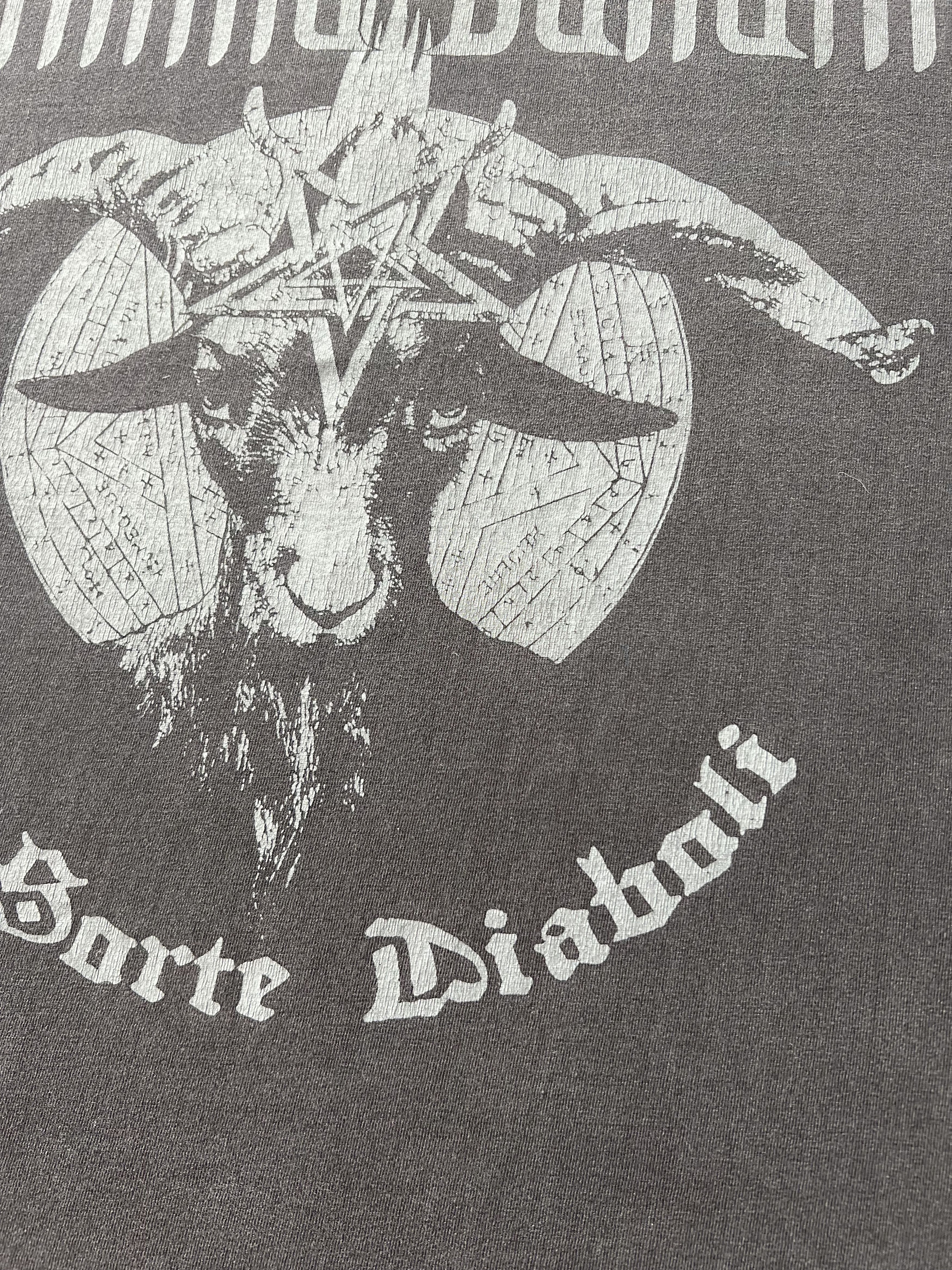 Band Tees Vintage Dimmu Borgir In Sorte Diaboli Black Metal T-shirt Size US L / EU 52-54 / 3 - 7 Thumbnail