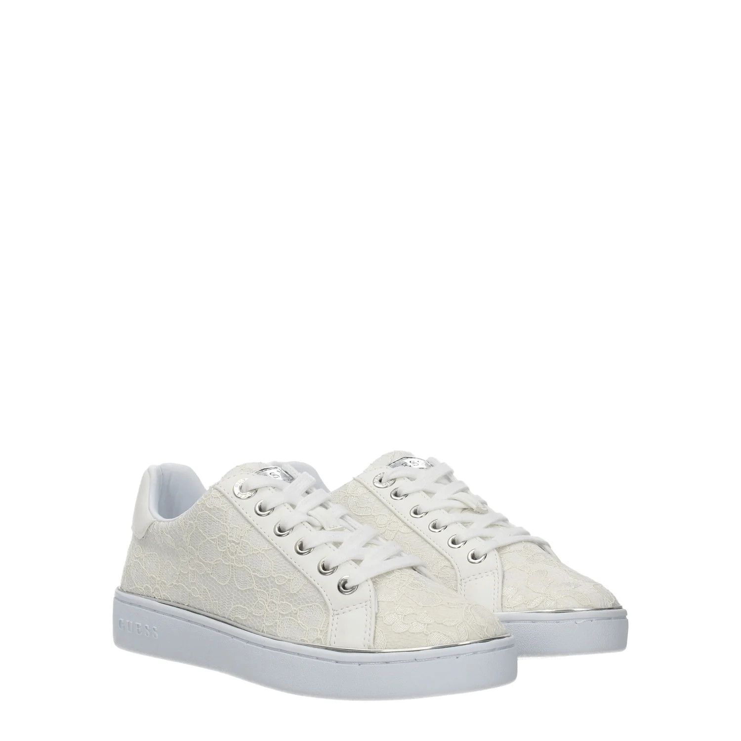 Guess ob1o1e1124 Fabric Sneakers in Beige Size US 7 / IT 37 - 2 Thumbnail