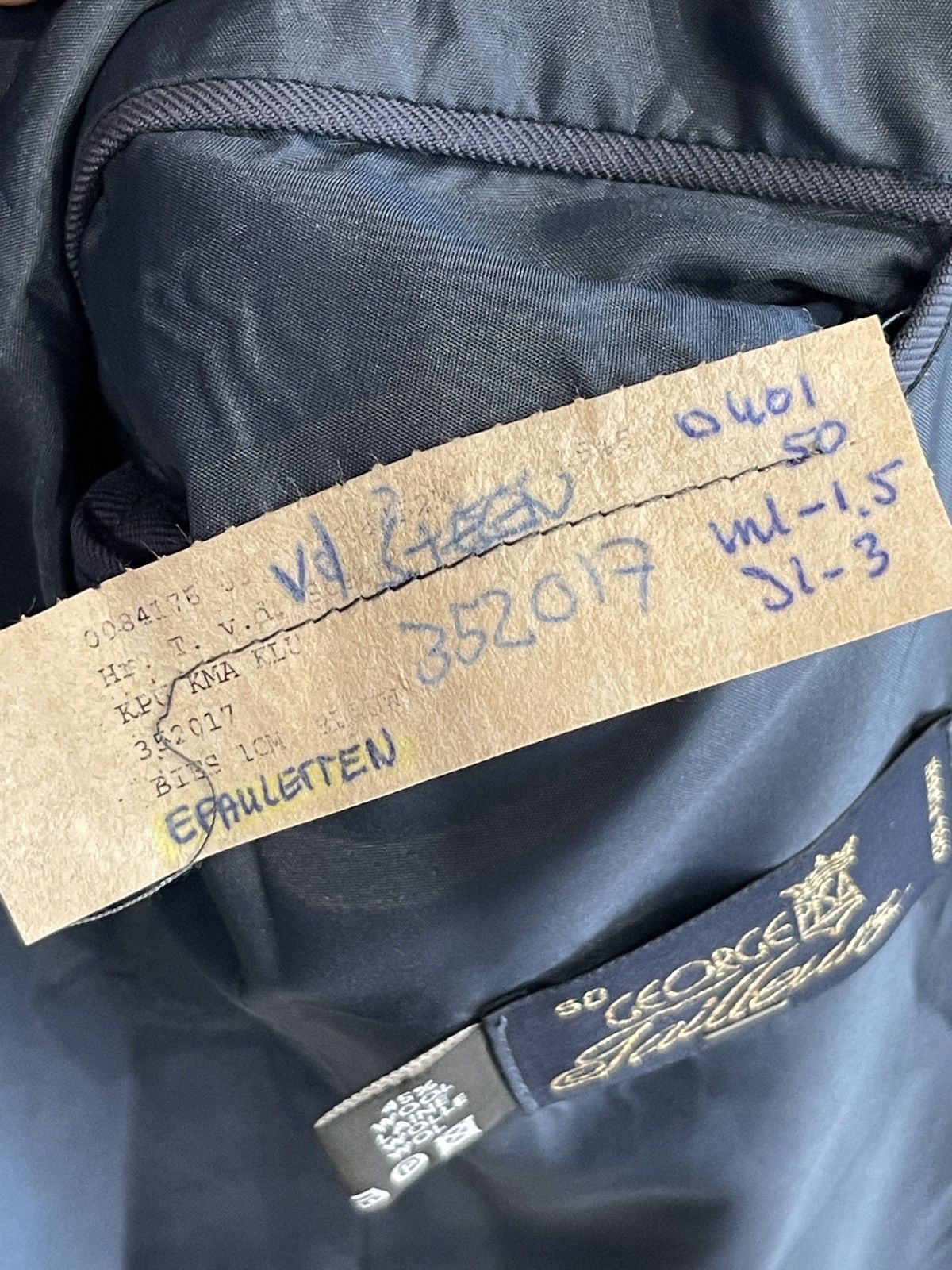 Vintage Vintage Royal Netherlands Air Force KLU Officer Mess Jacket Size 40R - 9 Thumbnail