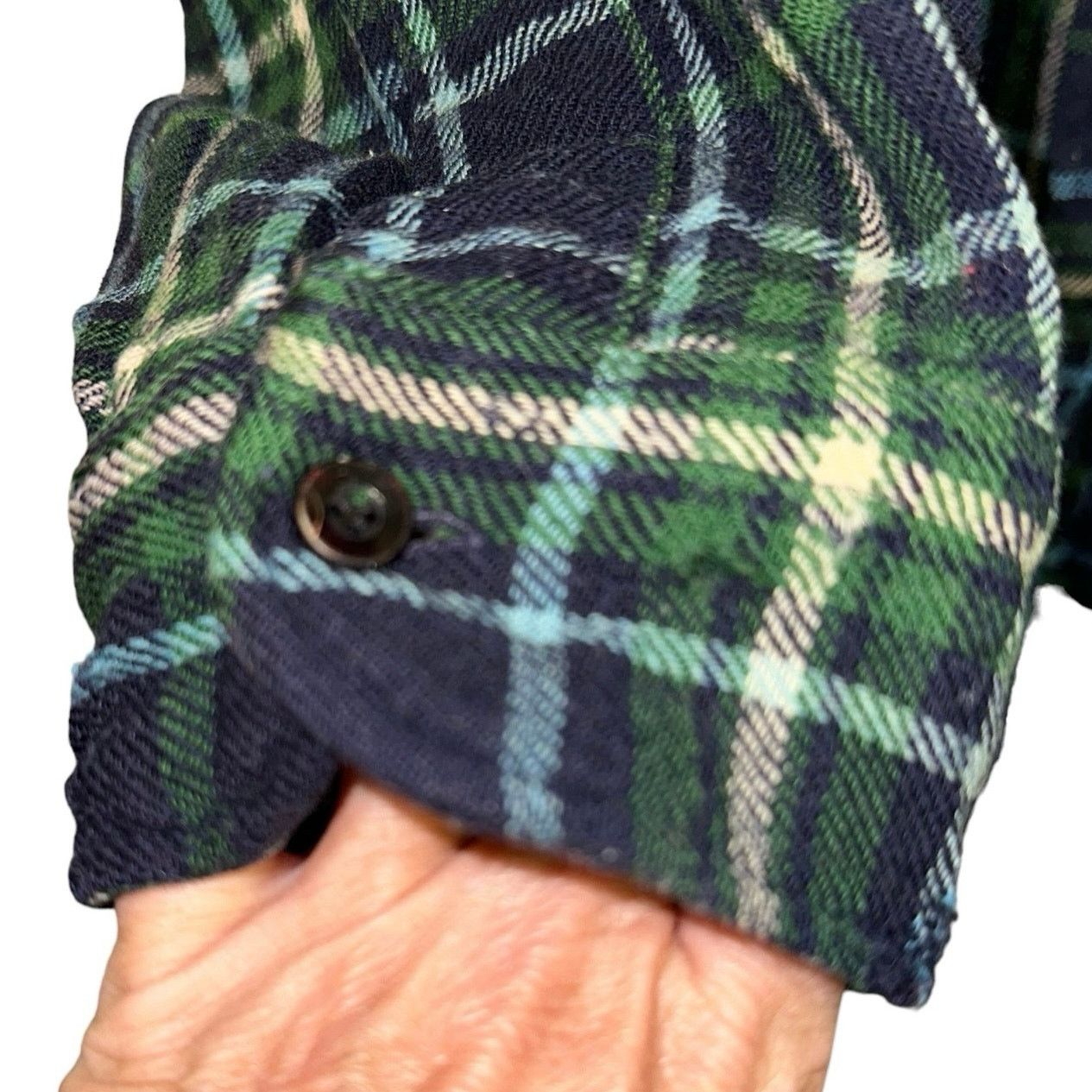 Pendleton Pendleton Vintage Wool Plaid Button Down Heavily Distressed Size US XL / EU 56 / 4 - 2 Thumbnail
