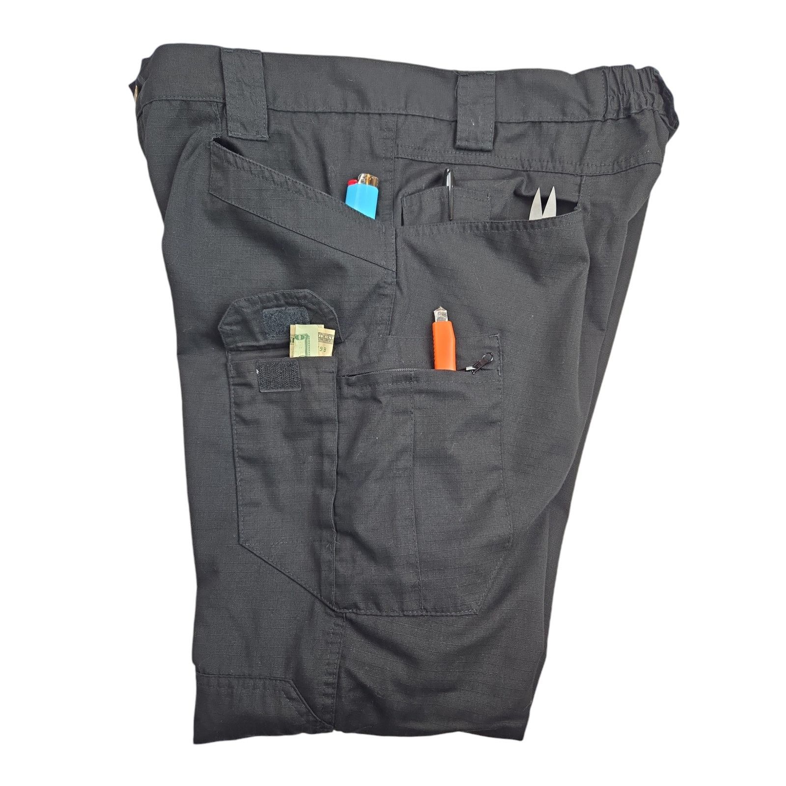 Other M Brand | Black, Multiple Pocket, Tactical Pants | Size XL Size US 34 / EU 50 - 7 Thumbnail