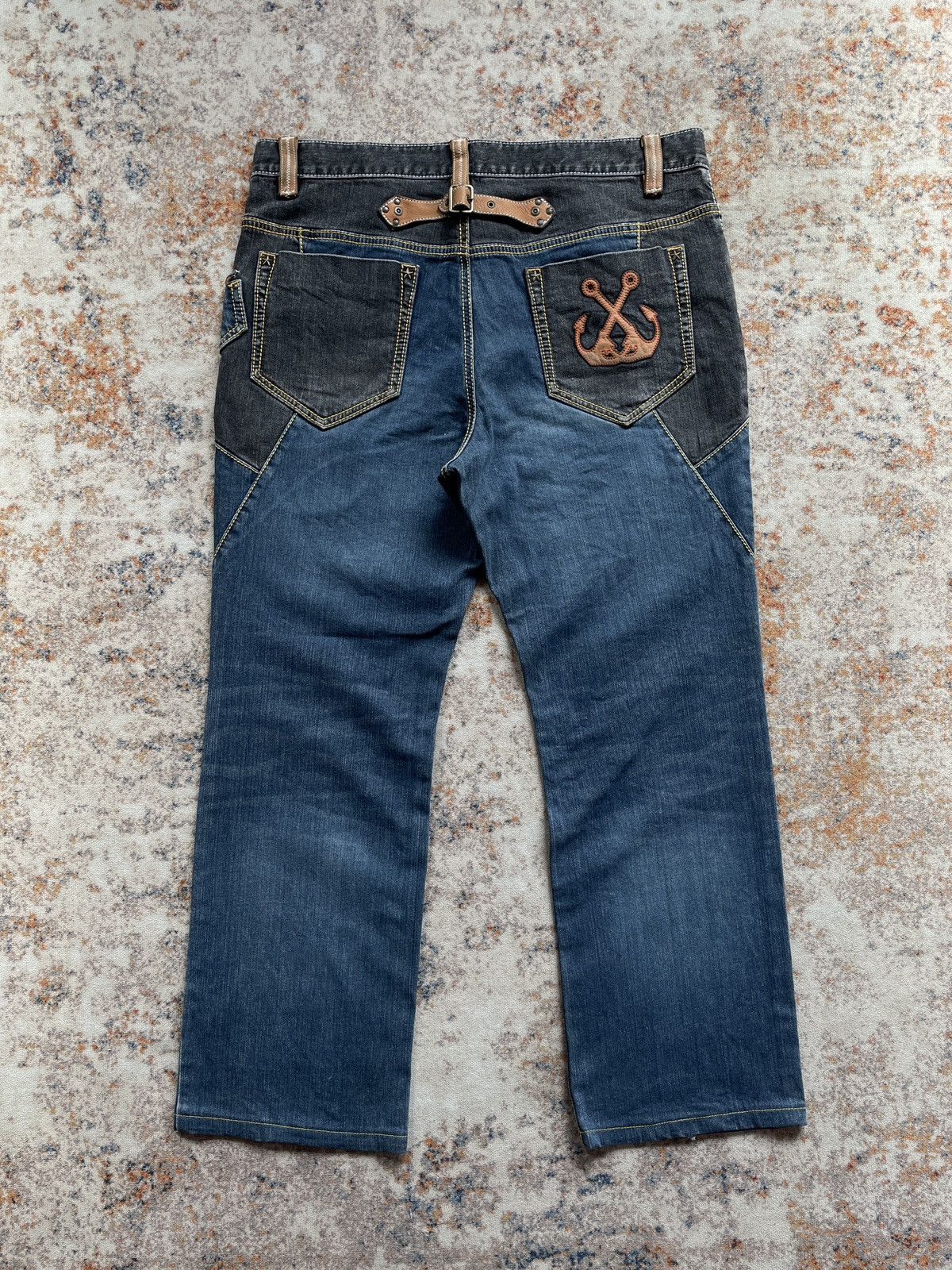 Hysteric Glamour PIASPORTS LEATHER BUCKLE BACK Size US 37 - 2 Thumbnail