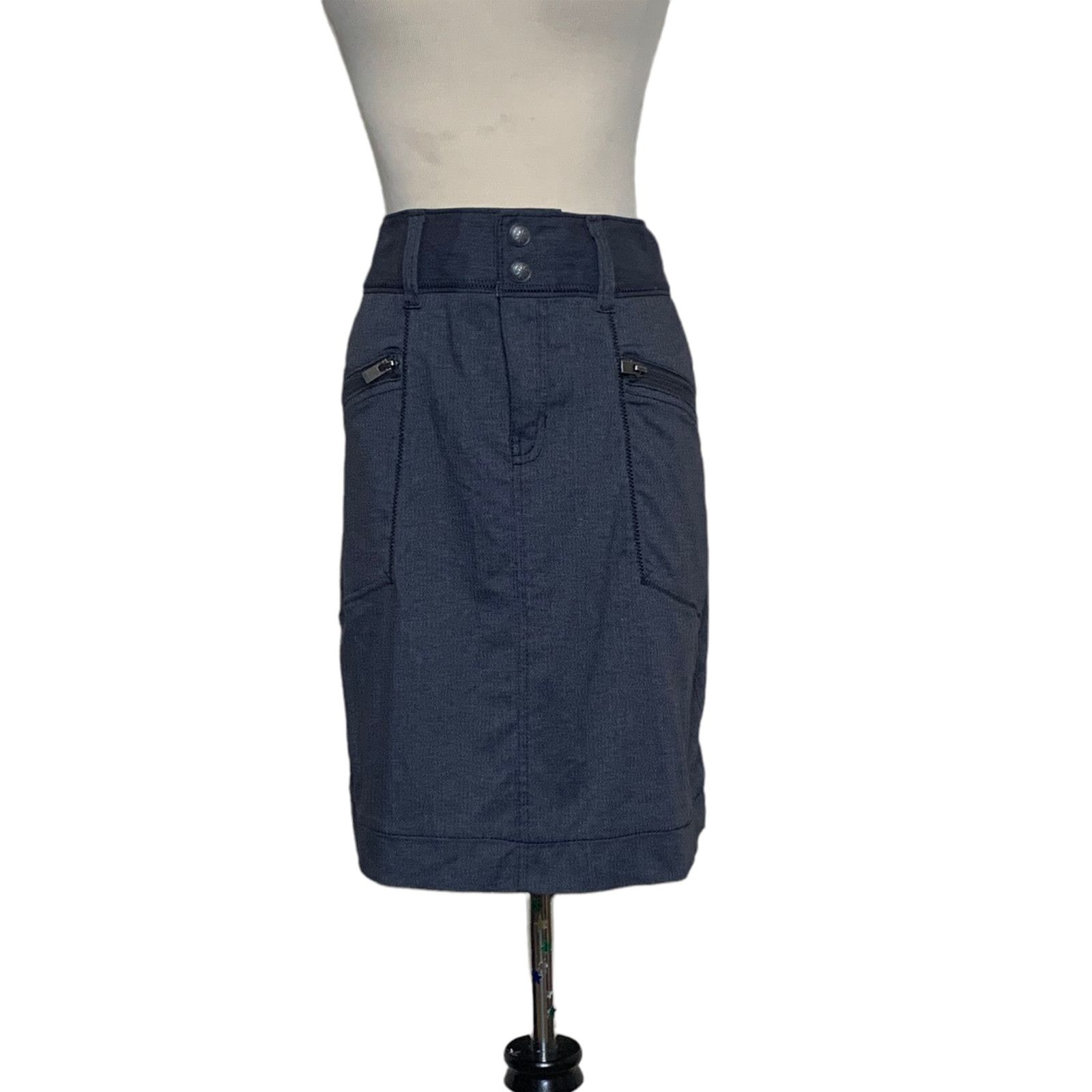 Athleta Athleta gray casual everyday mini skirt size 10 Size 32" / US 10 / IT 46 - 9 Thumbnail