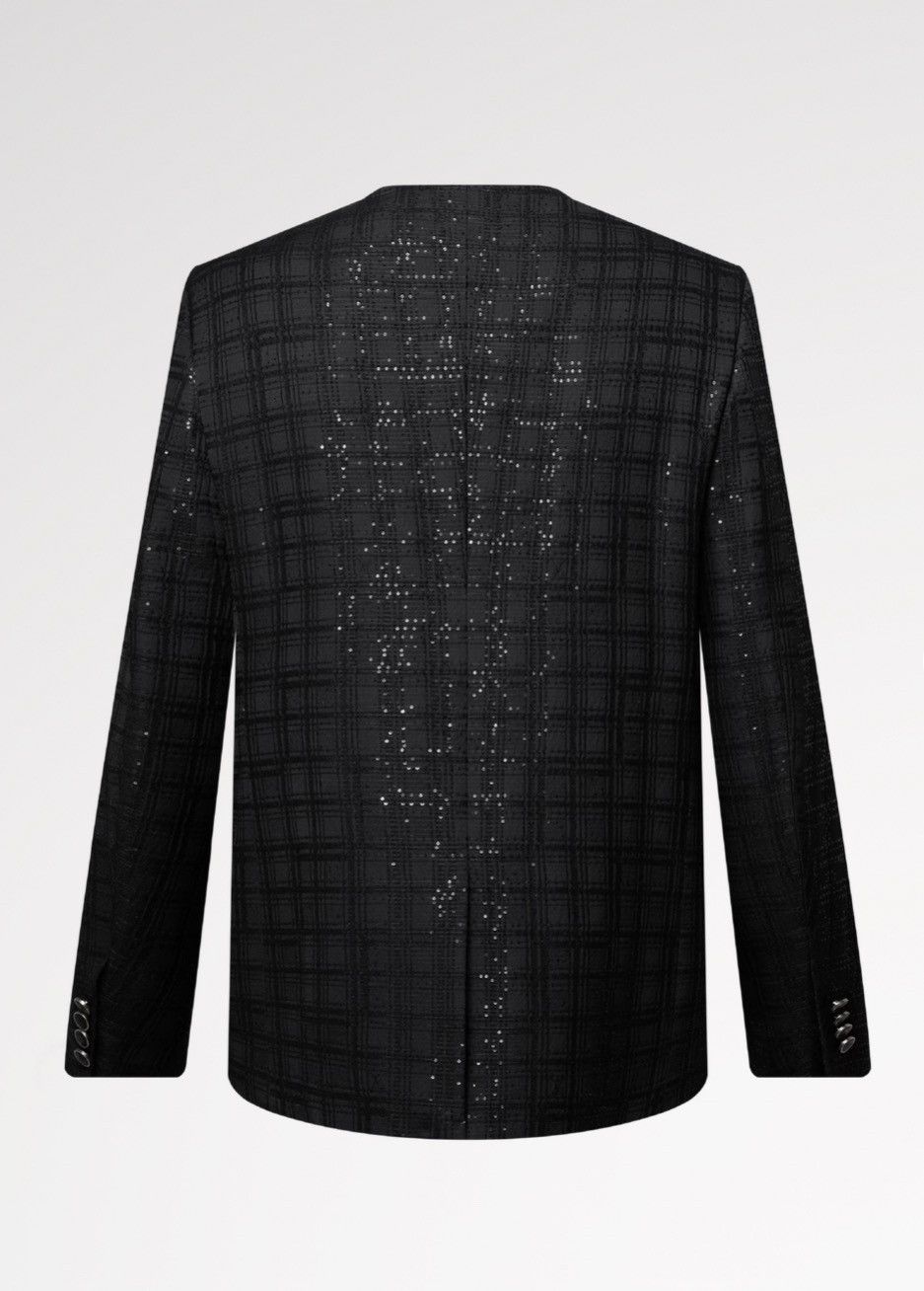 Louis Vuitton 6.5K VALUE ‼️RARE SIZE‼️ Sequin-Embroidered Collarless Jacket Size US XL / EU 56 / 4 - 5 Thumbnail