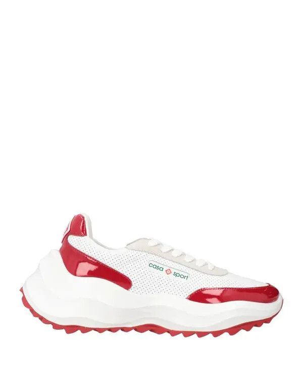 o1mle0126 Atlantis Sneakers in White/Red