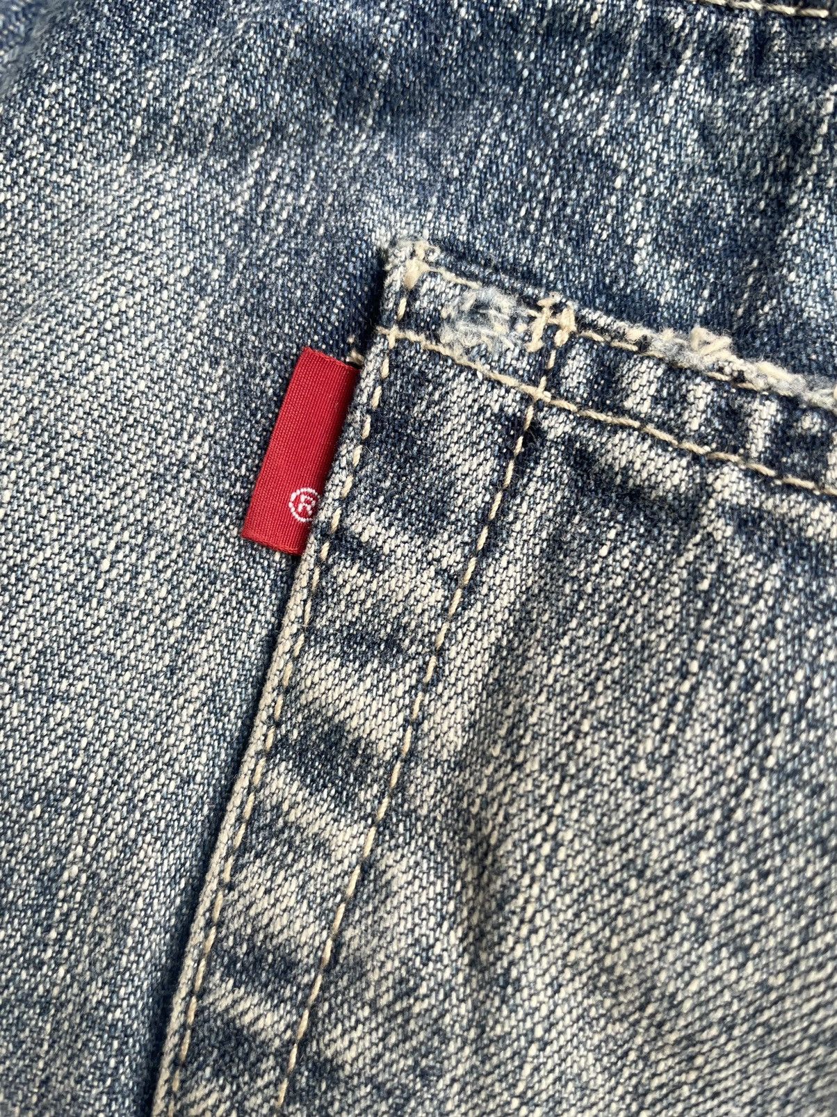 If Six Was Nine Press Clothing Distresed Denim Size US 33 - 13 Thumbnail