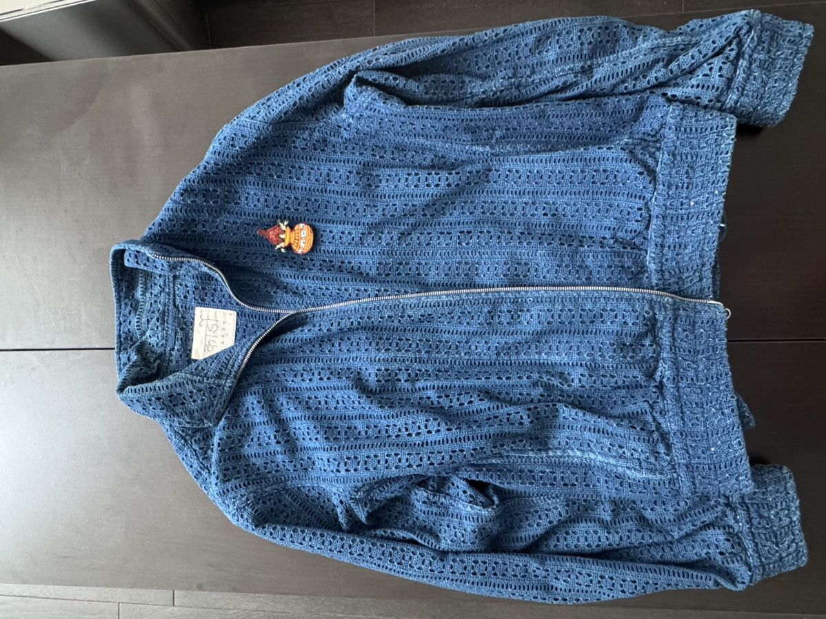 Kardo Kardo Schiffli Embroidered Cotton Bomber Jacket Size US L / EU 52-54 / 3 - 2 Thumbnail