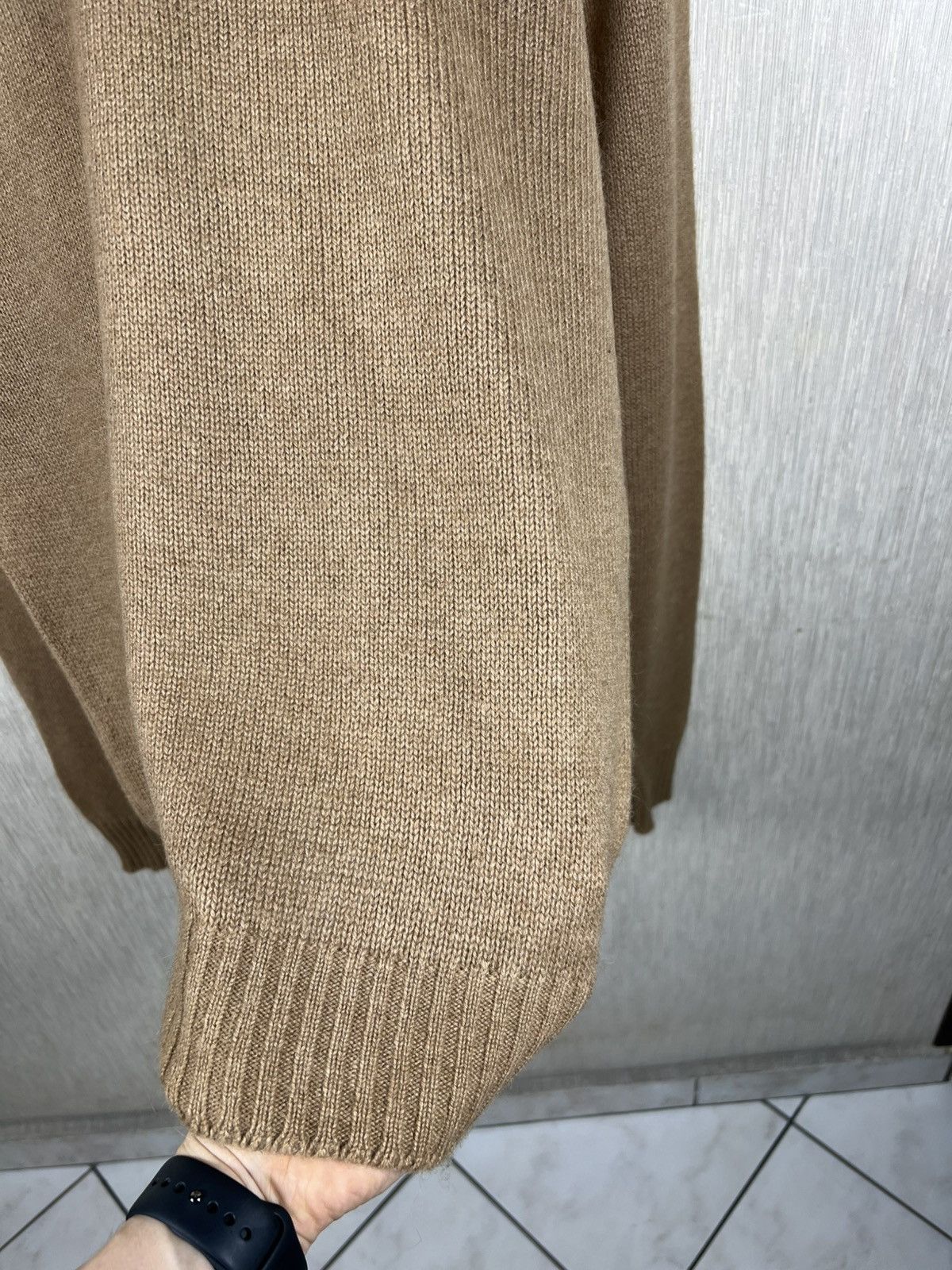 Lyle & Scott Vintage 90s Lyle & Scott camelhair knit sweater aesthetic Size US XL / EU 56 / 4 - 9 Thumbnail