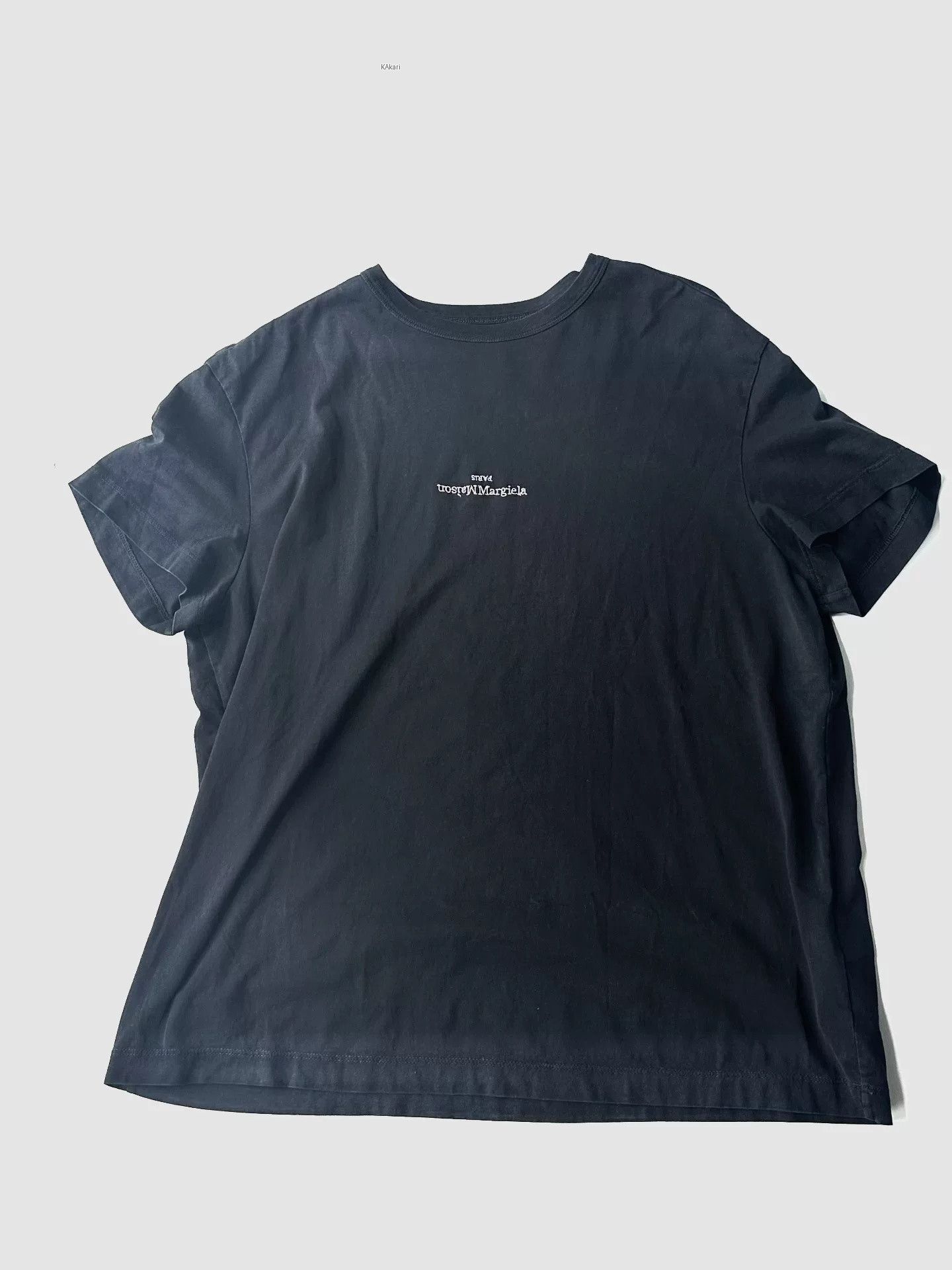 Maison Margiela Maison Margiela Reversed MMM Logo Tee Size US M / EU 48-50 / 2 - 1 Thumbnail