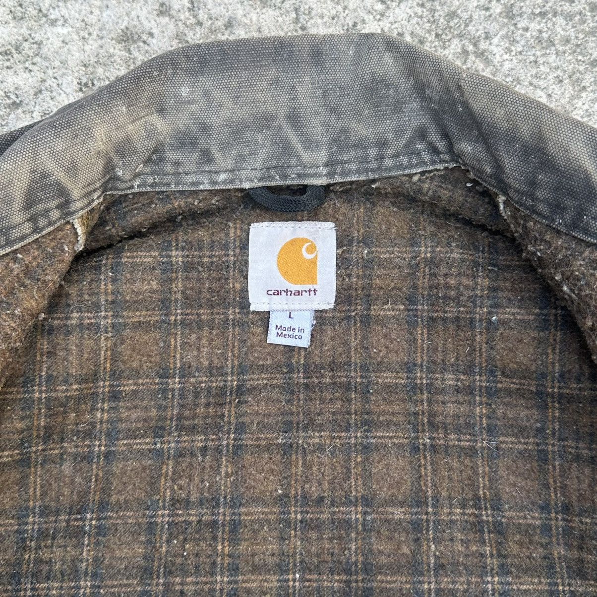Carhartt Crazy Vintage 00s Faded Carhartt Detroit Jacket J97 GVL Size US L / EU 52-54 / 3 - 3 Thumbnail