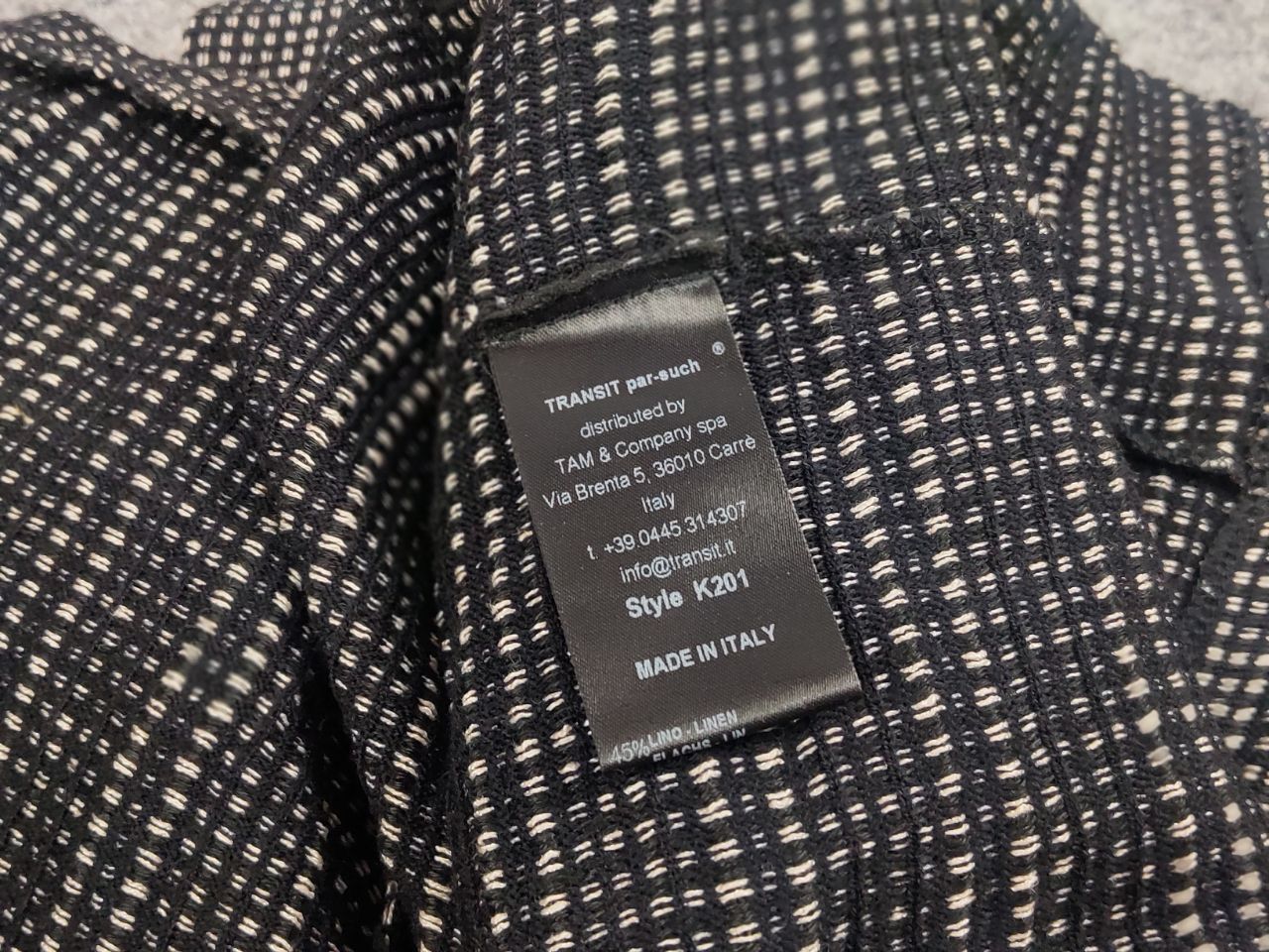 Transit Transit Par Such design Classic Black Knit Blazer Jacket Size M / US 6-8 / IT 42-44 - 17 Thumbnail