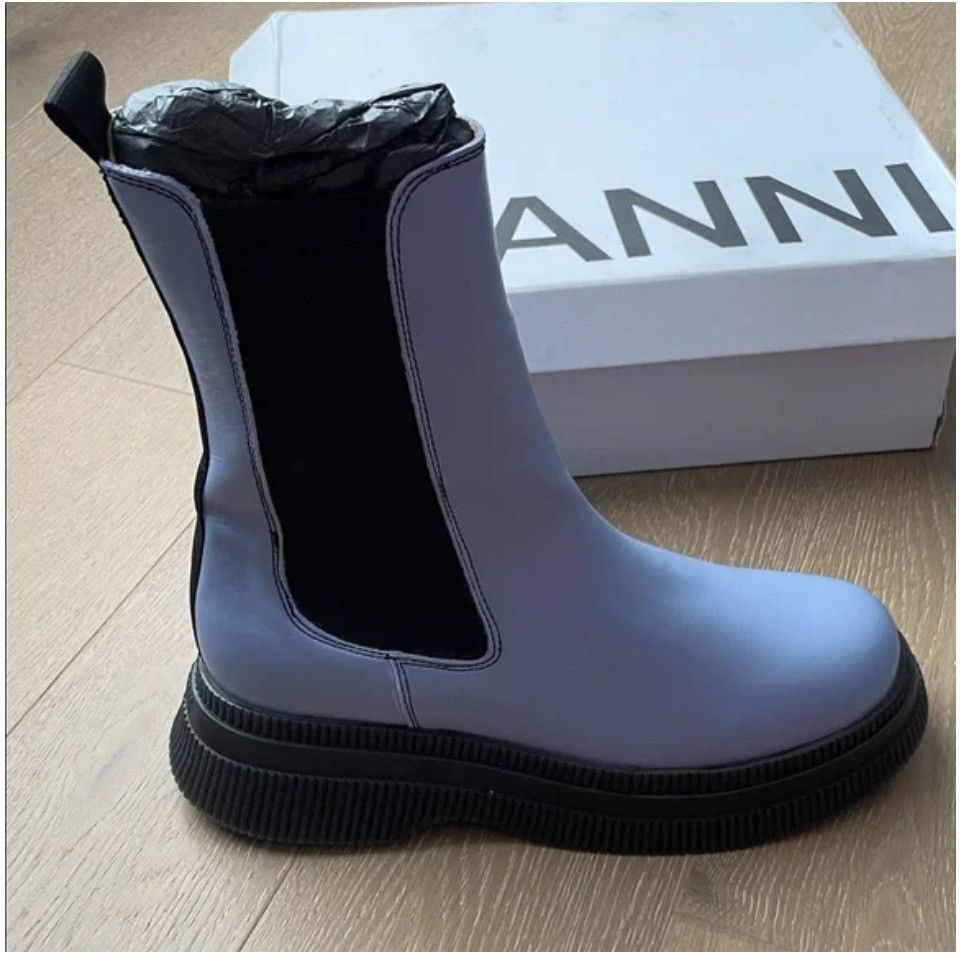 Other GANNI Chelsea Creeper Platform Boot Brunnera Blue 44 NIB Size US 10.5 / EU 43-44 - 2 Thumbnail