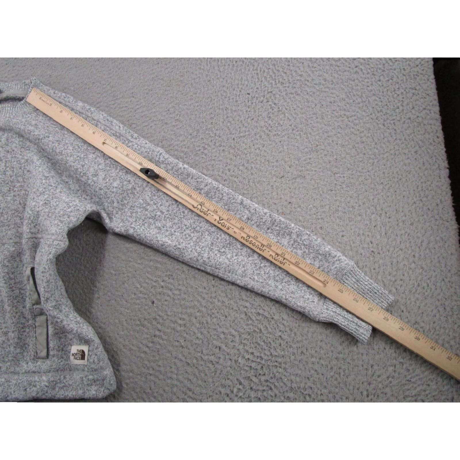 The North Face The North Face Womens Sweatshirt Pullover M Gray Pockets Skiing Portable Logo Winter Size M / US 6-8 / IT 42-44 - 7 Thumbnail