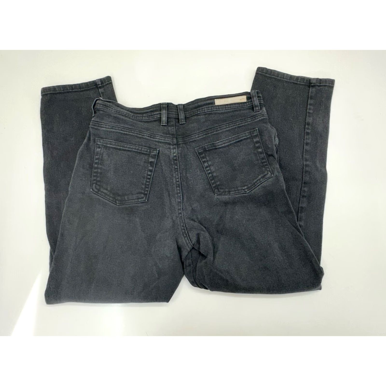 Gloria Vanderbilt Gloria Vanderbilt Jeans Size 14 Short Black Denim Women’s Jeans 5-Pocket Stretch Regular Rise High Waist Cotton Spandex Denim Pants Size 36" / US 14 / IT 50 - 6 Thumbnail