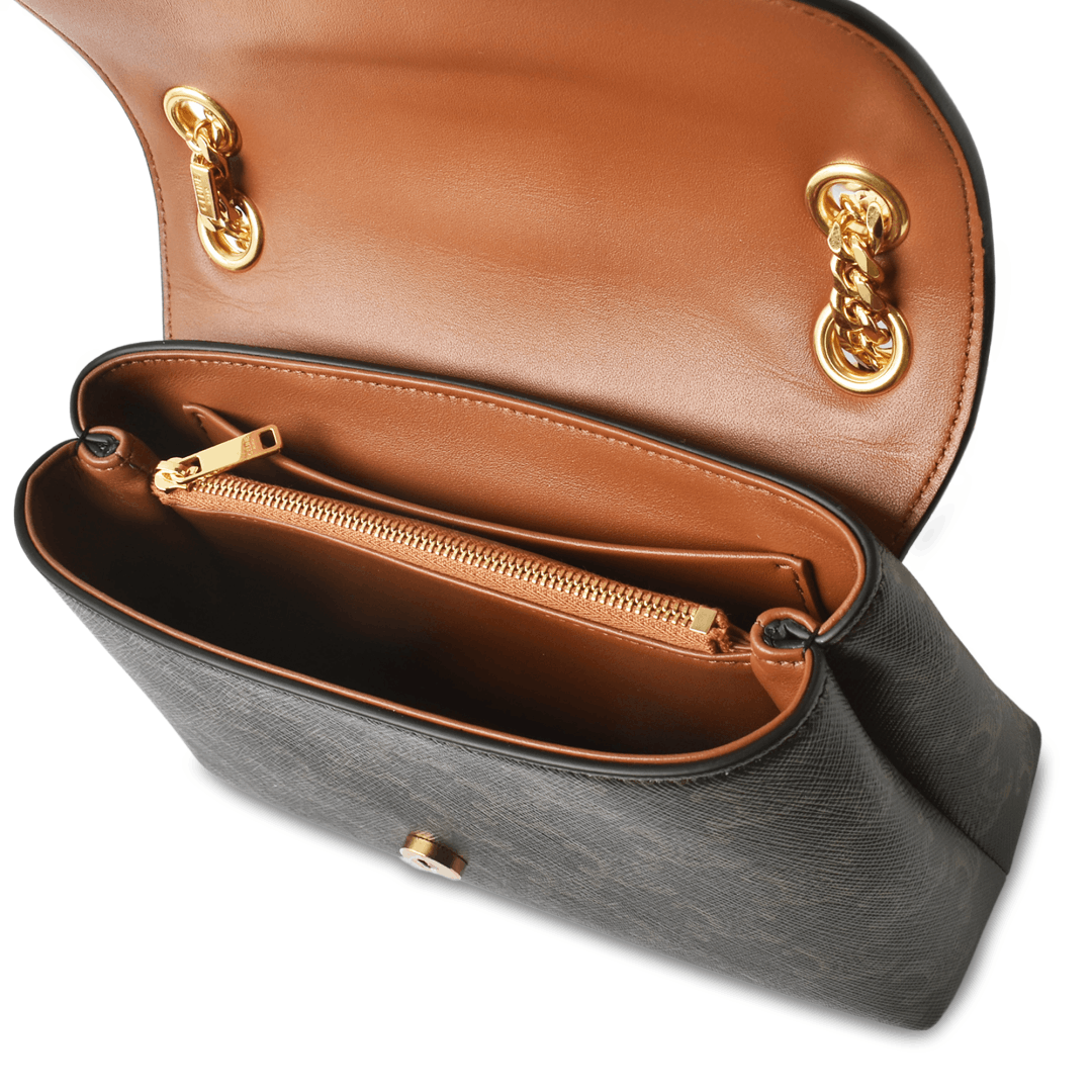 Celine o1w1db10426 Size: OS/Teen Victoire Bag in Black/Brown Size ONE SIZE - 4 Thumbnail