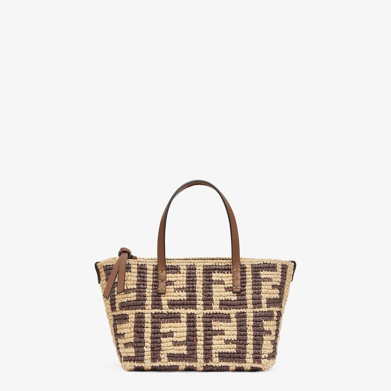 Fendi o1s1wg110526 Size: OS / OS / Roll Mini Bag in Beige/Brown Size ONE SIZE - 1 Thumbnail