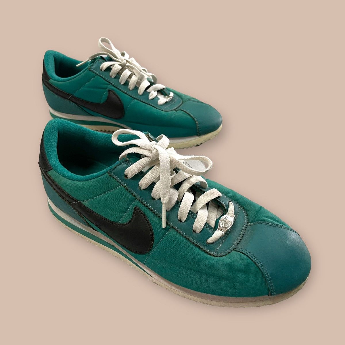 Nike Nike Classic Cortez Green Nylon Size US 8.5 / EU 41-42 - 6 Thumbnail