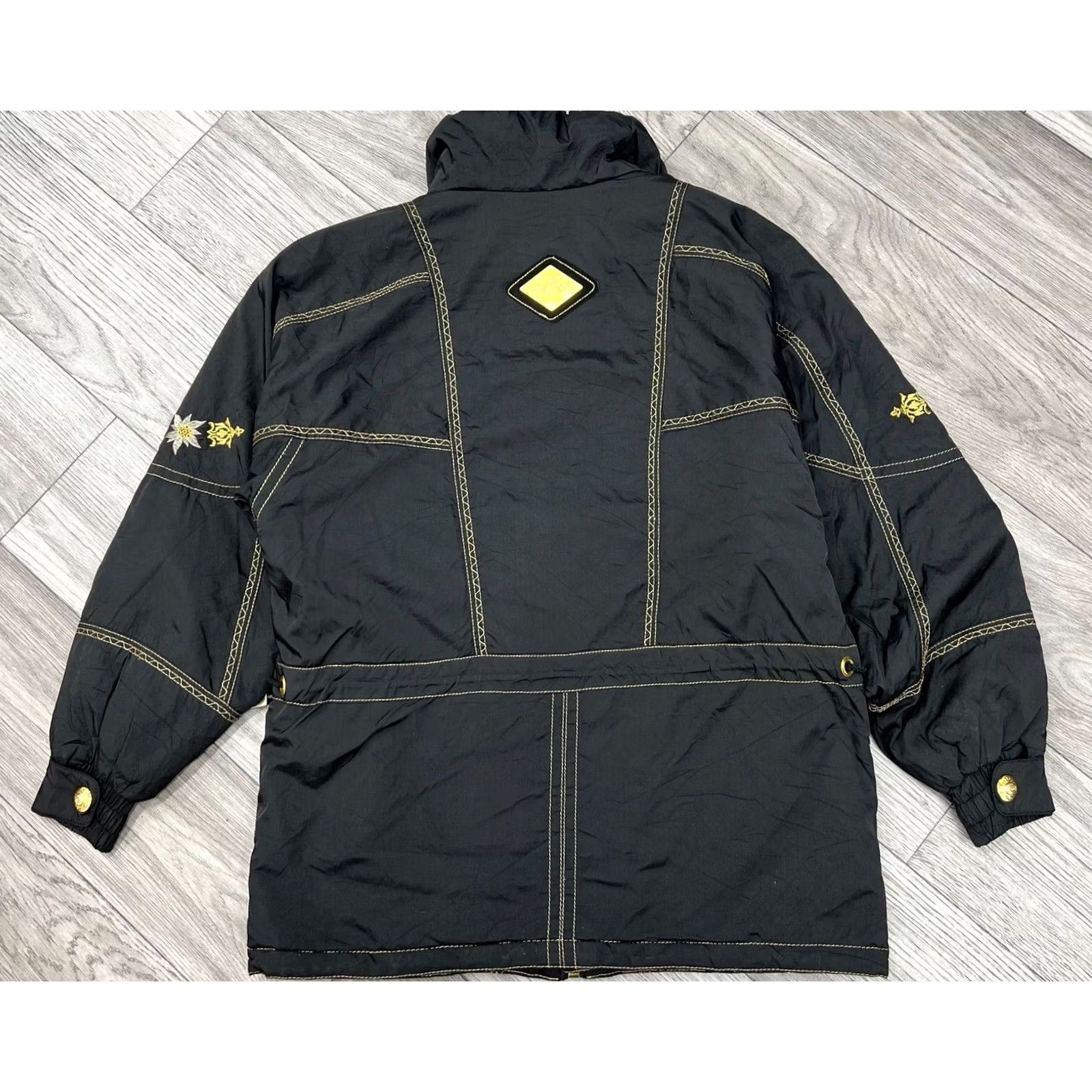 DANCER Alaska Snow Dancer Ski Coat Woman L/M Black Vintage Coat Ski jacket Women L/M Size L / US 10 / IT 46 - 2 Thumbnail