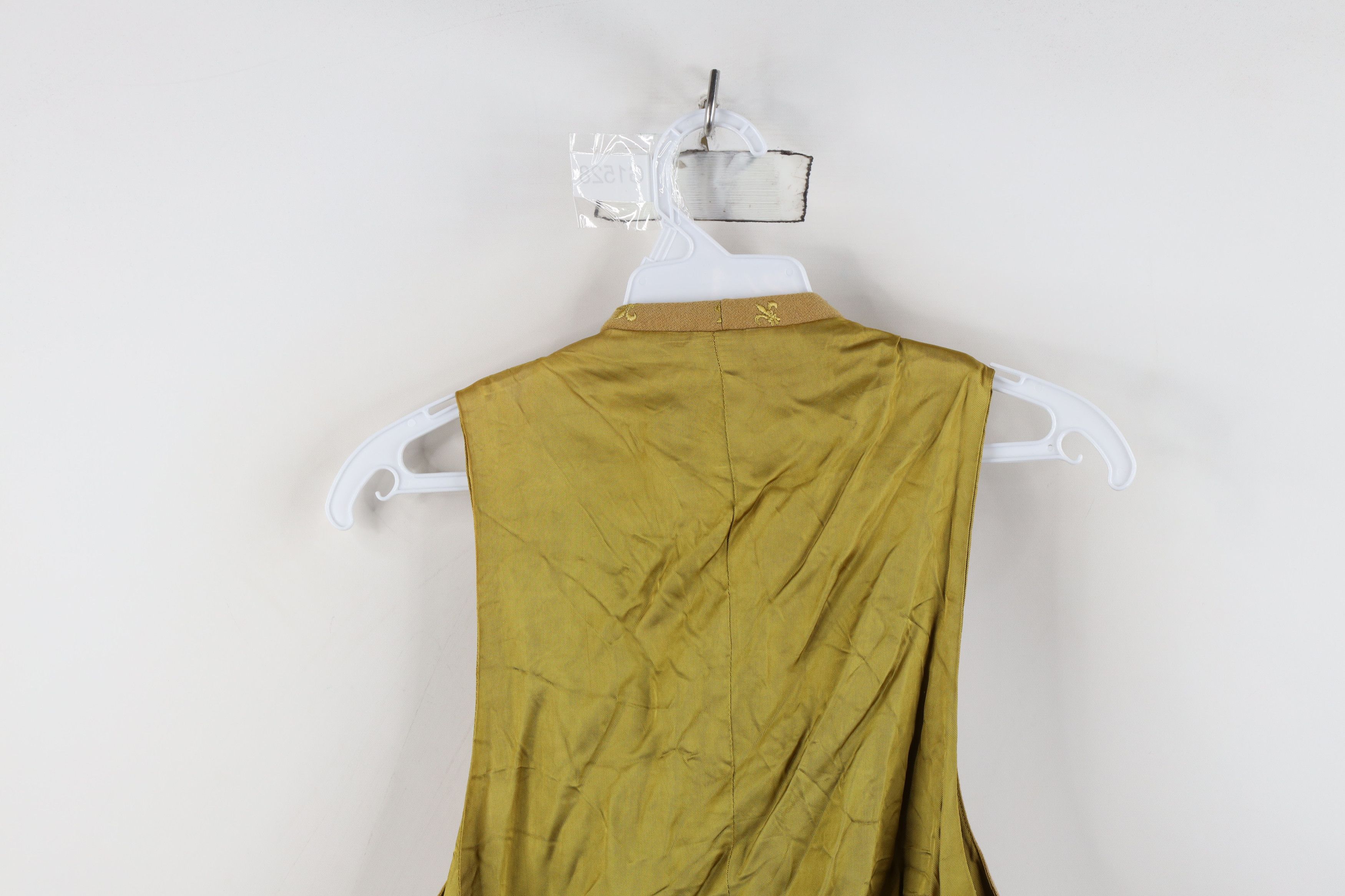 Vintage Vintage 40s 50s Fleur de Lis Buckle Back Suit Vest Beige USA Size US M / EU 48-50 / 2 - 13 Thumbnail