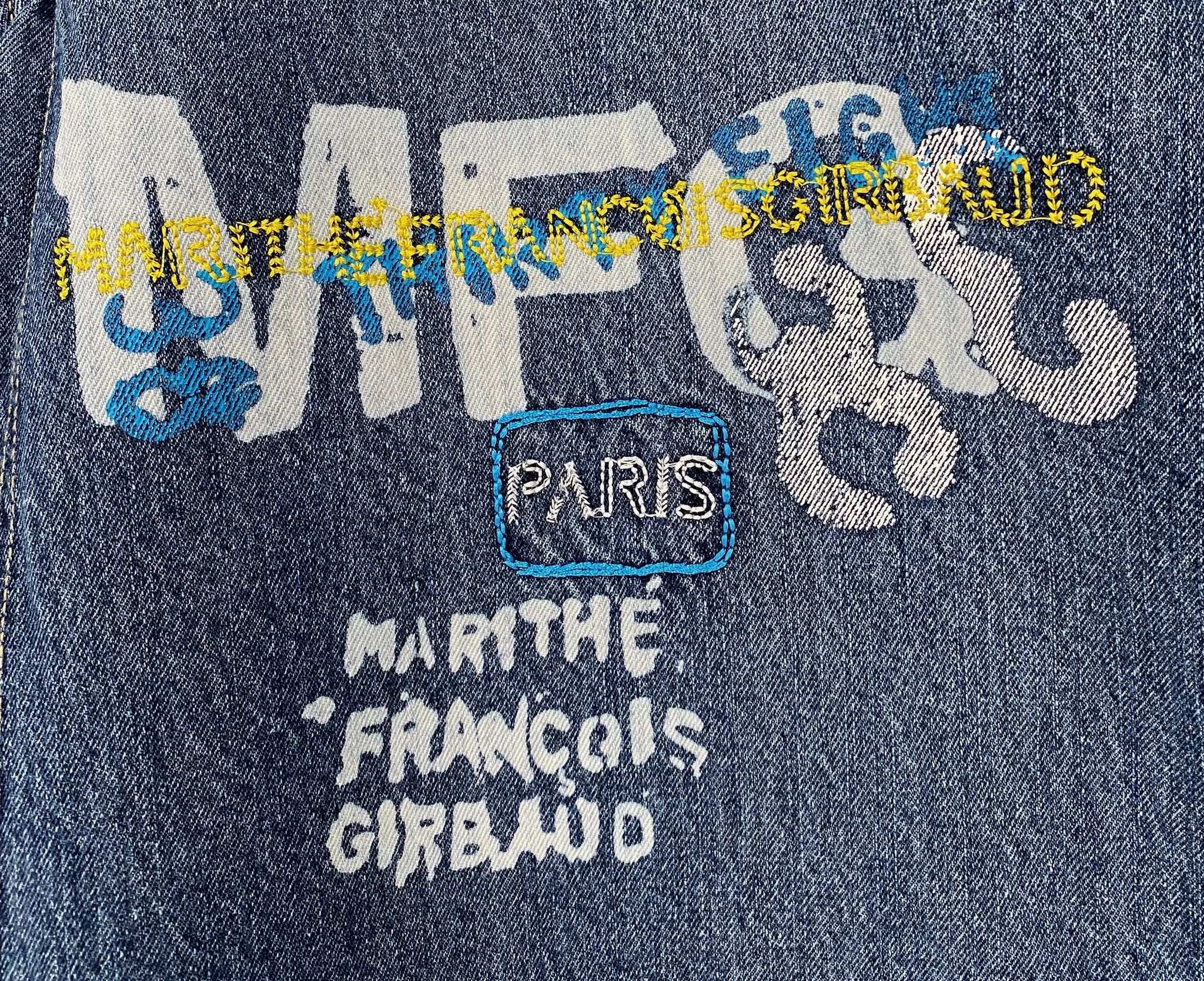 Marithe + Francois Girbaud Y2K Marithe + Francois Logo Baggy Denim Jean Shorts Jorts 43 Size US 43 - 3 Thumbnail