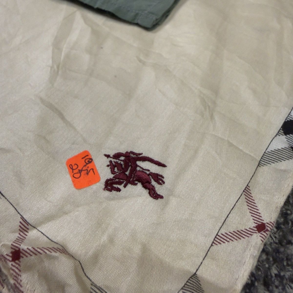 Vintage 🔥 Burberry Handkerchief | Neckerchief | Bandana | Size ONE SIZE - 6 Thumbnail