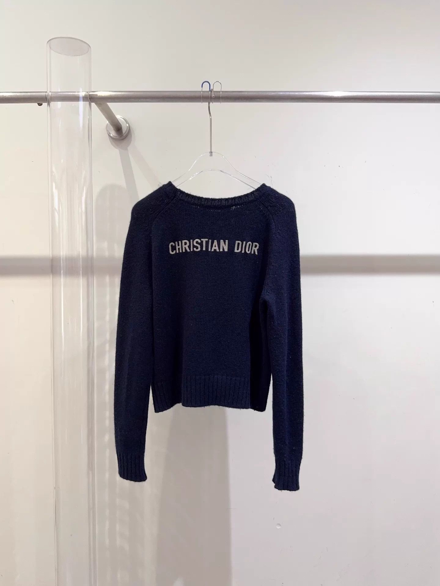 Dior Dior Navy Blue 100% Cashmere Sweater F34 (New) Size XS / US 0-2 / IT 36-38 - 4 Thumbnail