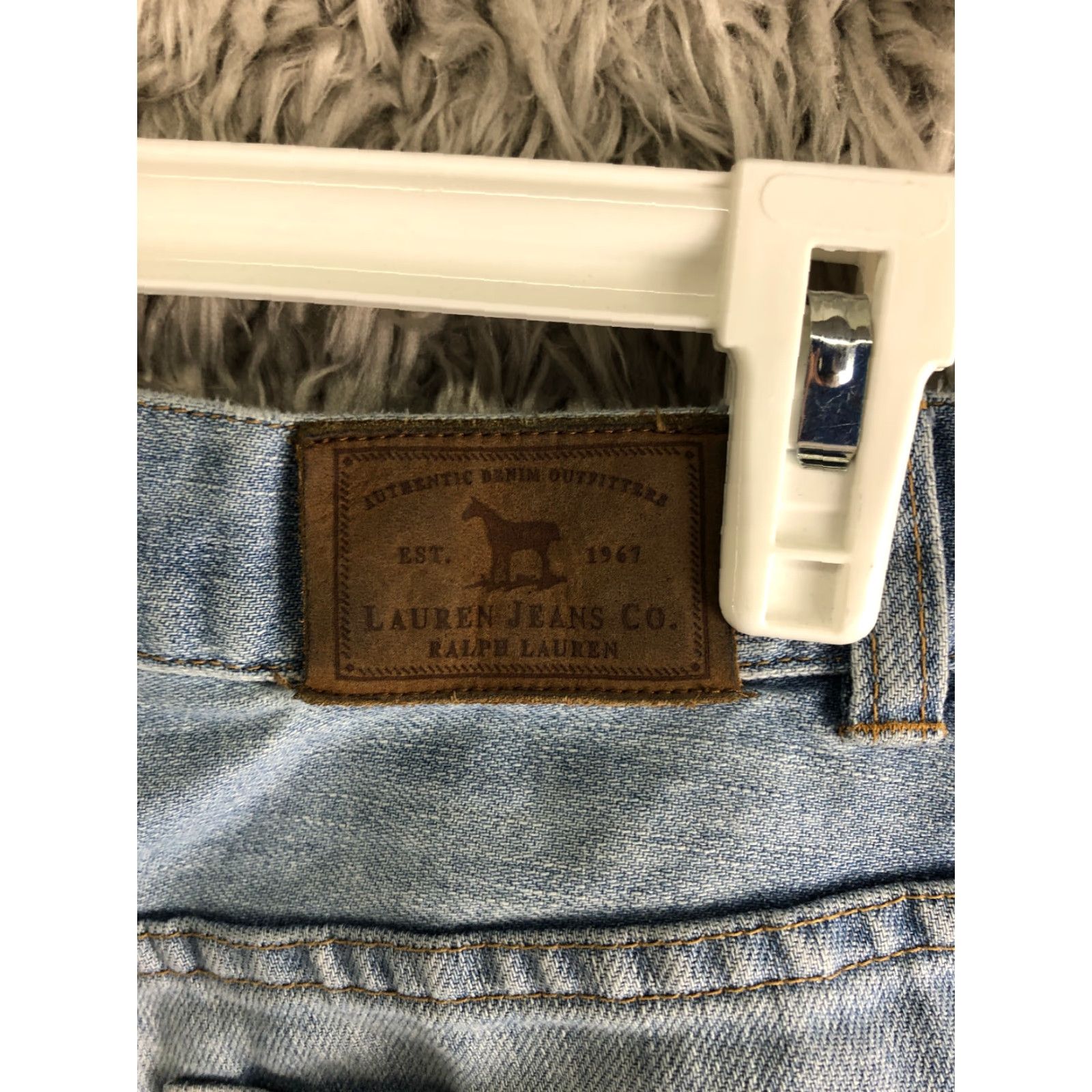 Denime Lauren Jeans Co. Jeans Womens Mid Rise Straight Leg Medium Wash Blue Denim Size 6 Size 28" / US 6 / IT 42 - 7 Thumbnail