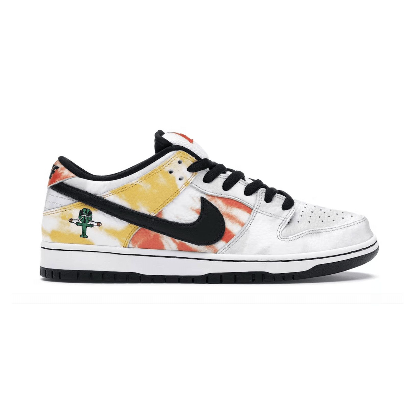 image of Nike Sb Dunk Low Raygun Tie-Dye White Shoes, Men's (Size 9)