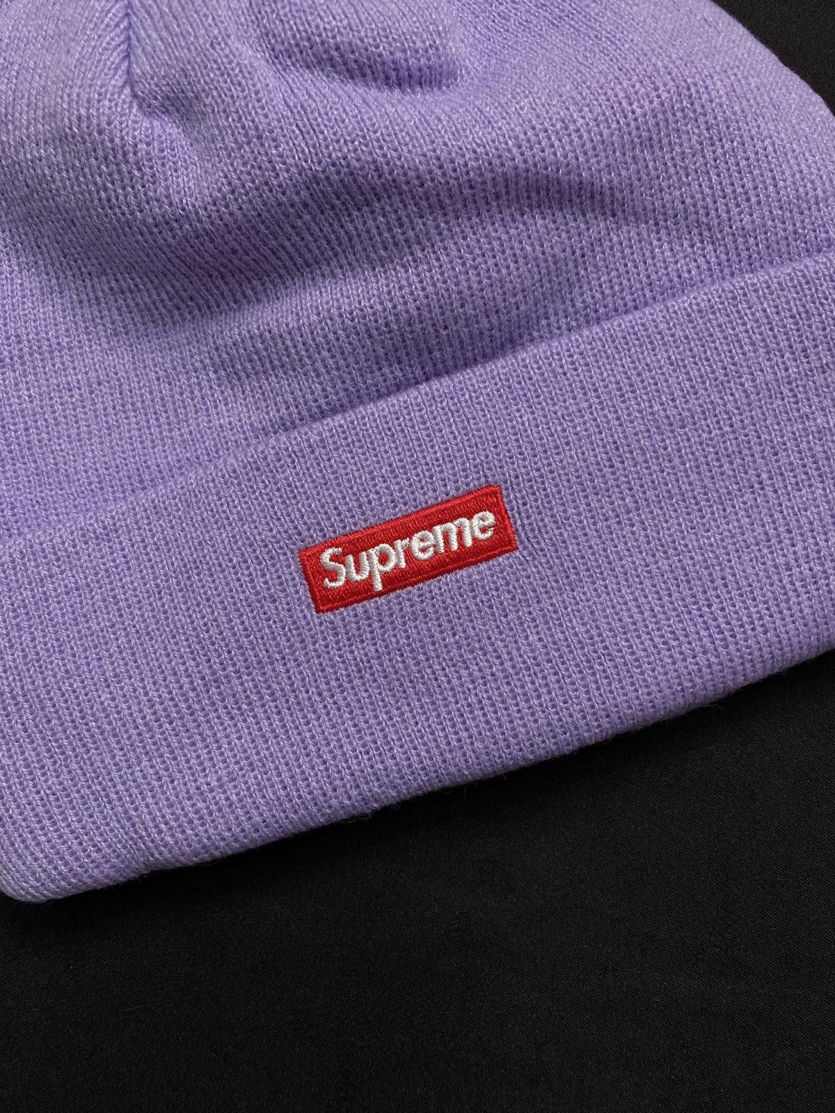 New Era × Supreme Rare 19FW Supreme x New Era S Logo Beanie 'Purple' Hats OS Size ONE SIZE - 6 Thumbnail