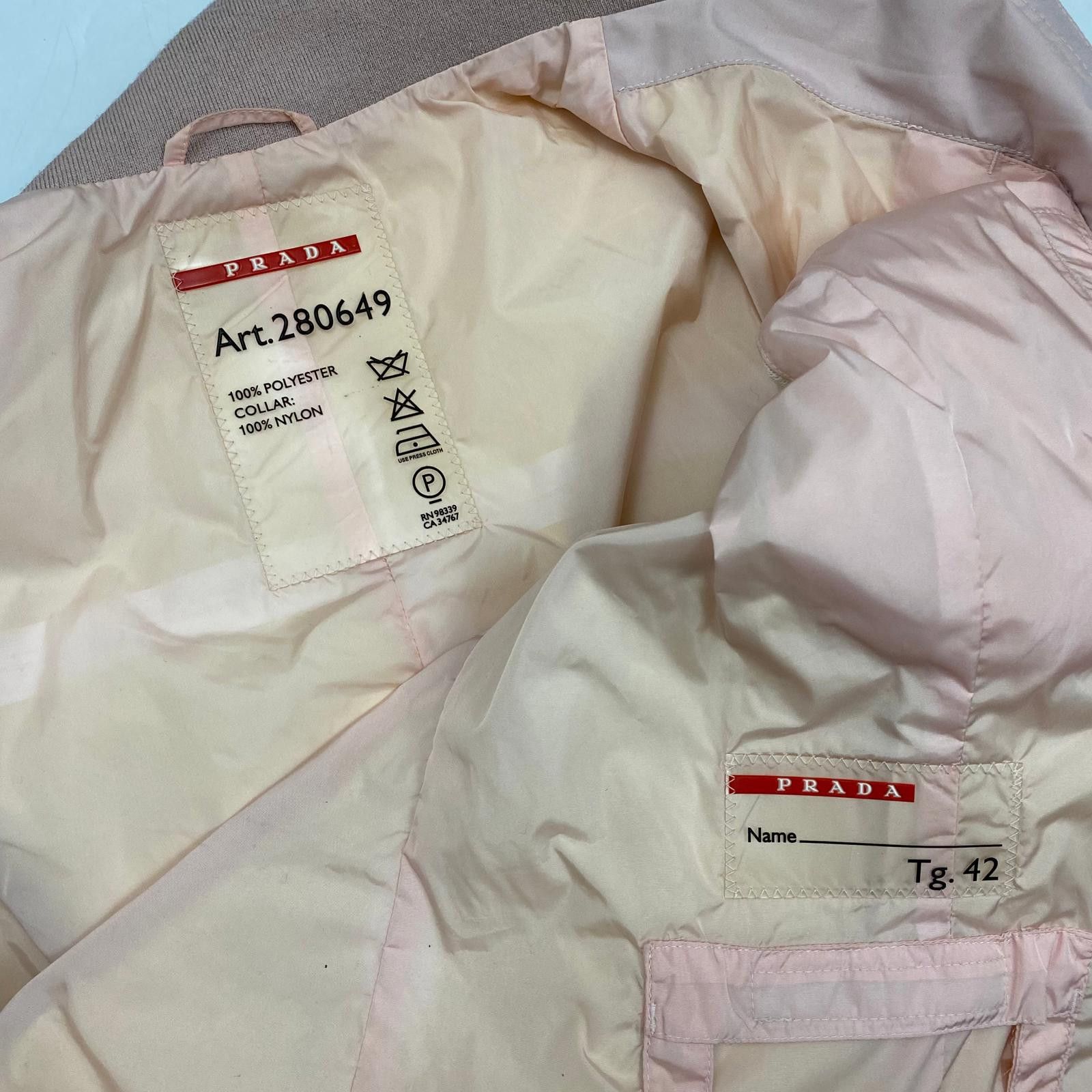 Prada Prada Sport 00’s Dusty Pink Goretex Technical Jacket - IT42 Size S / US 4 / IT 40 - 9 Thumbnail