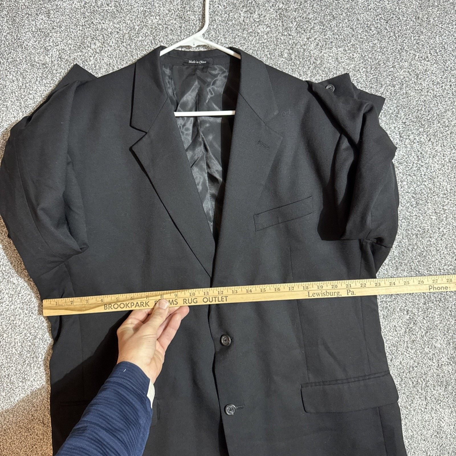 Chaps Chaps Sport Coat Mens Size 48L Wool Classic Lined Blazer Size 48L - 3 Thumbnail