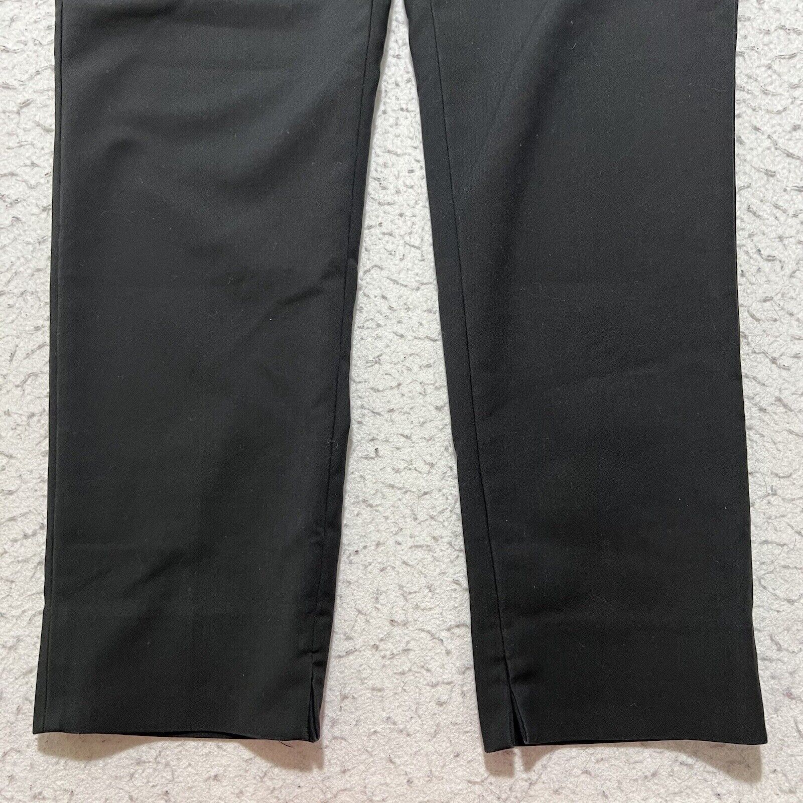 Zara Zara Capri Career Flat Front Dress Pants Solid Black Stretch Size 28" / US 6 / IT 42 - 5 Thumbnail