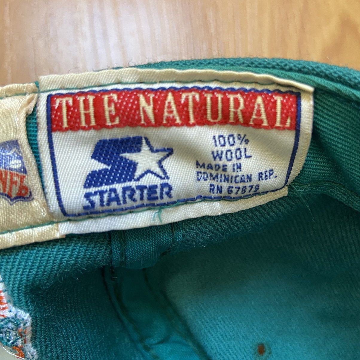 NFL × Starter Vintage Starter Miami Dolphins Logo Wool Snap Back Size ONE SIZE - 11 Thumbnail