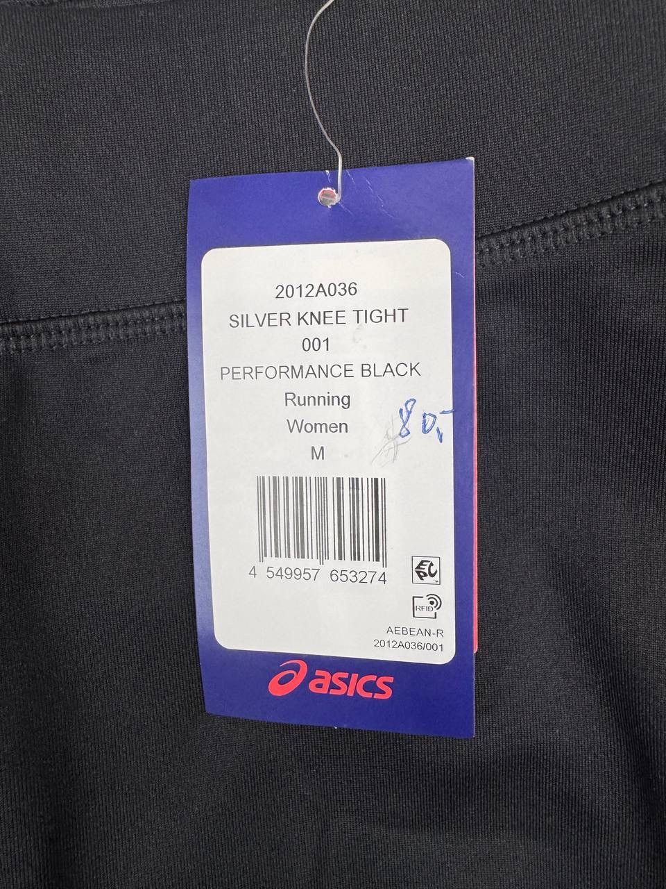 Asics ASICS Women NWT Running Knee Length Tights Black Size 26" / US 2 / IT 38 - 2 Thumbnail