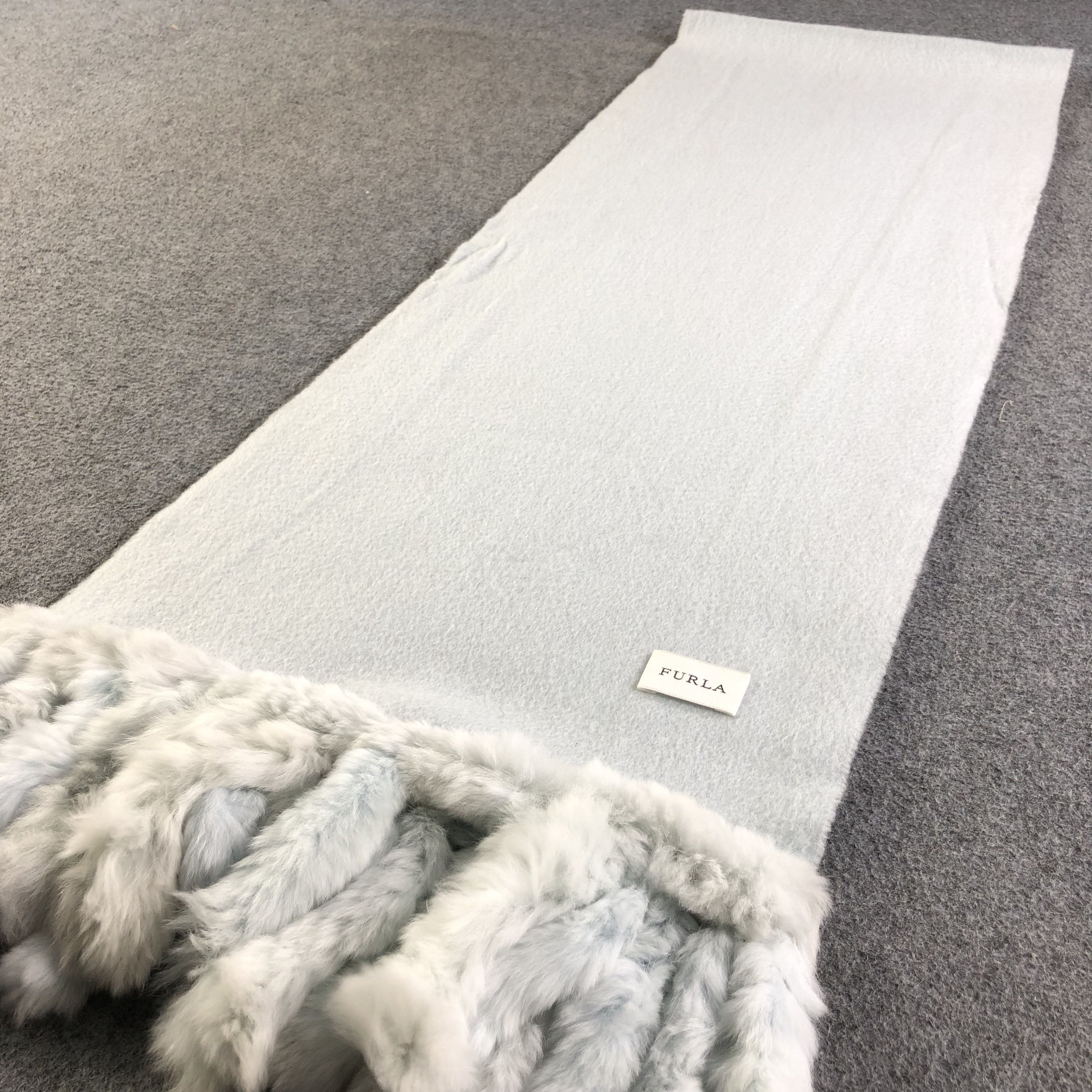 Furla Furla Faux Fur Cashmere Scarf Muffler V1883 Size ONE SIZE - 3 Thumbnail