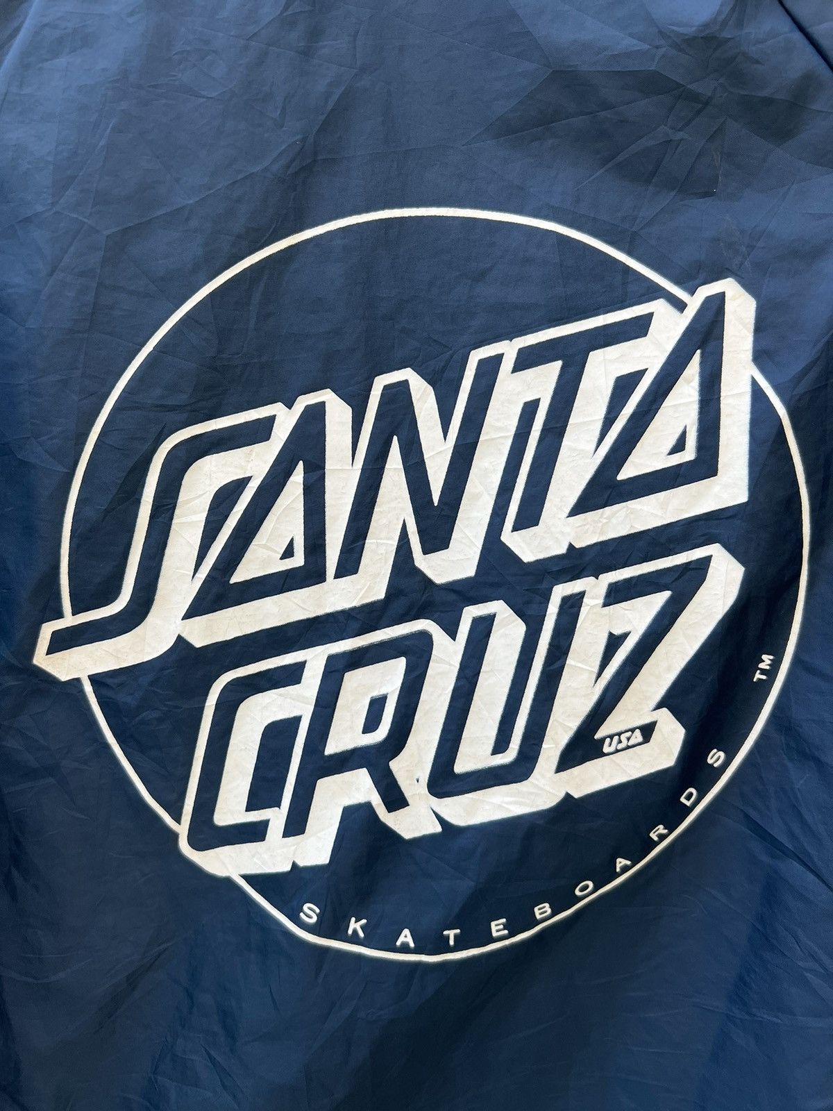 Santa Cruz Skateboards Vintage 80s 90s Santa Cruz Skateboards Coach Button Jacket Size US L / EU 52-54 / 3 - 2 Thumbnail