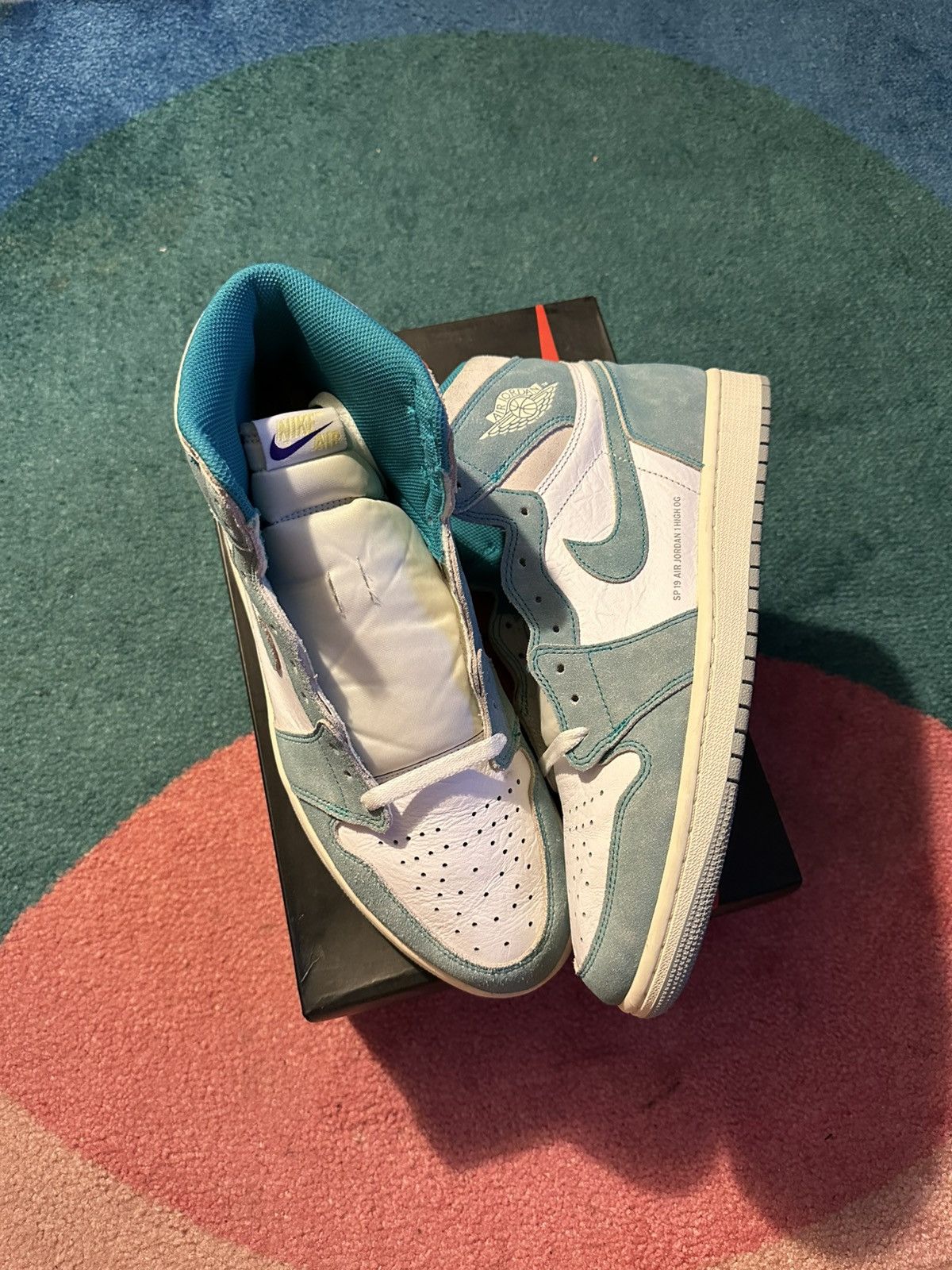 Jordan Brand Air Jordan 1 Retro High OG Turbo Green Size US 11.5 / EU 44-45 - 15 Thumbnail