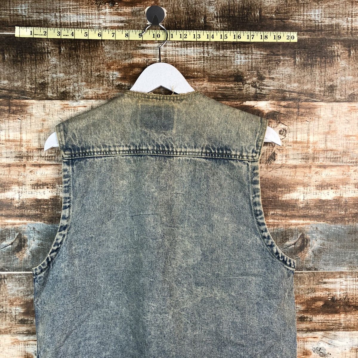 Japanese Brand Manx Blue Denim vintage Jacket Vest #A2511 Size US XL / EU 56 / 4 - 15 Thumbnail