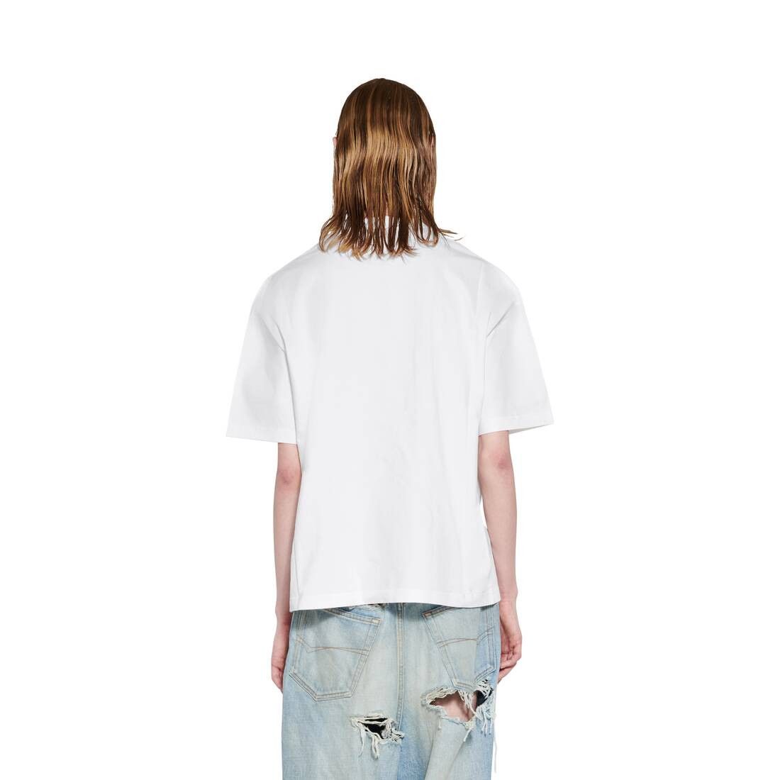 o1mt1gz0724 Cities Paris Medium Fit T-Shirt in White