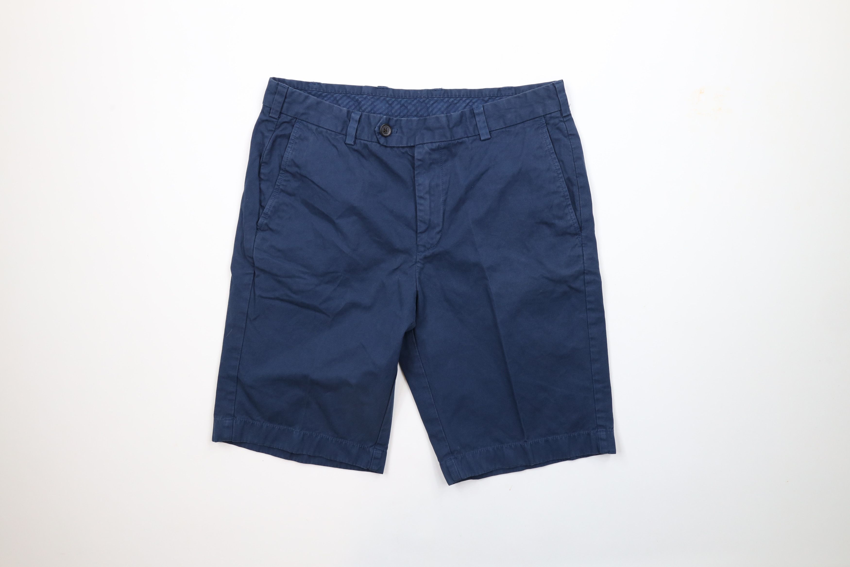 Brooks Brothers × Vintage Vintage Brooks Brothers Bermuda Chino Shorts Blue Cotton Size US 34 / EU 50 - 1 Thumbnail