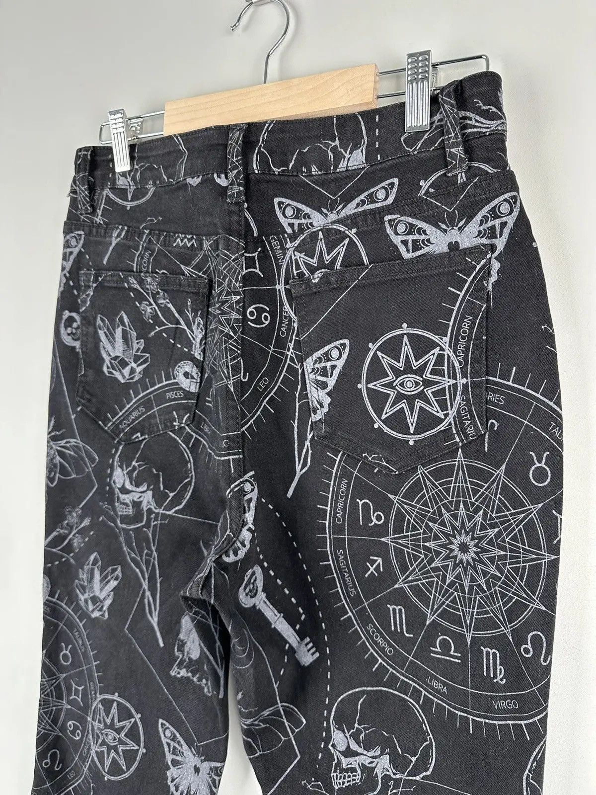 Hysteric Glamour Avant Garde Gothic Flared Buggy Pants Glamour Size 30" / US 8 / IT 44 - 4 Thumbnail