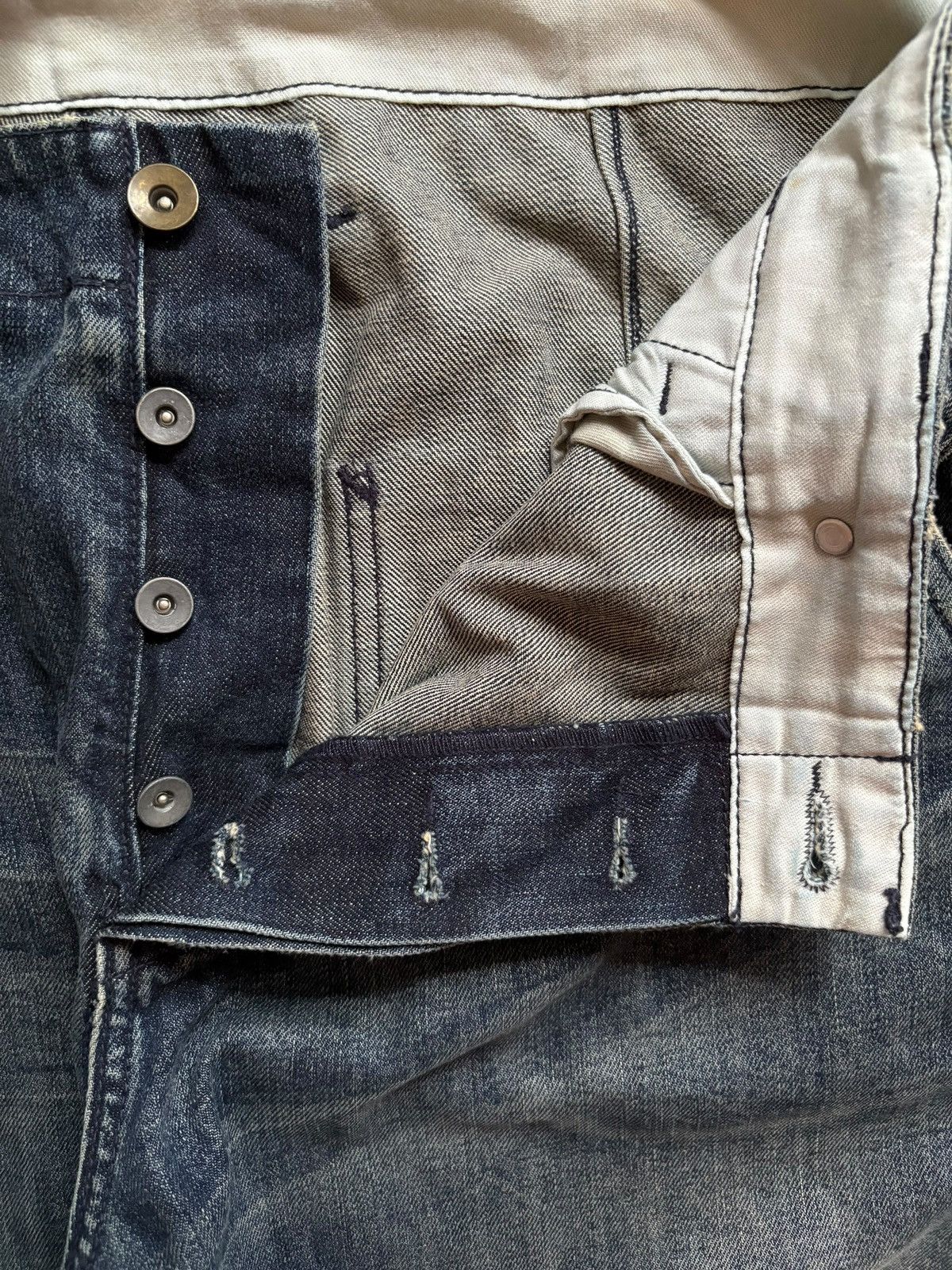 Gap Vintage Gap Mud Wash Suspenders Style Loose Baggy Jeans Size US 38 / EU 54 - 3 Thumbnail