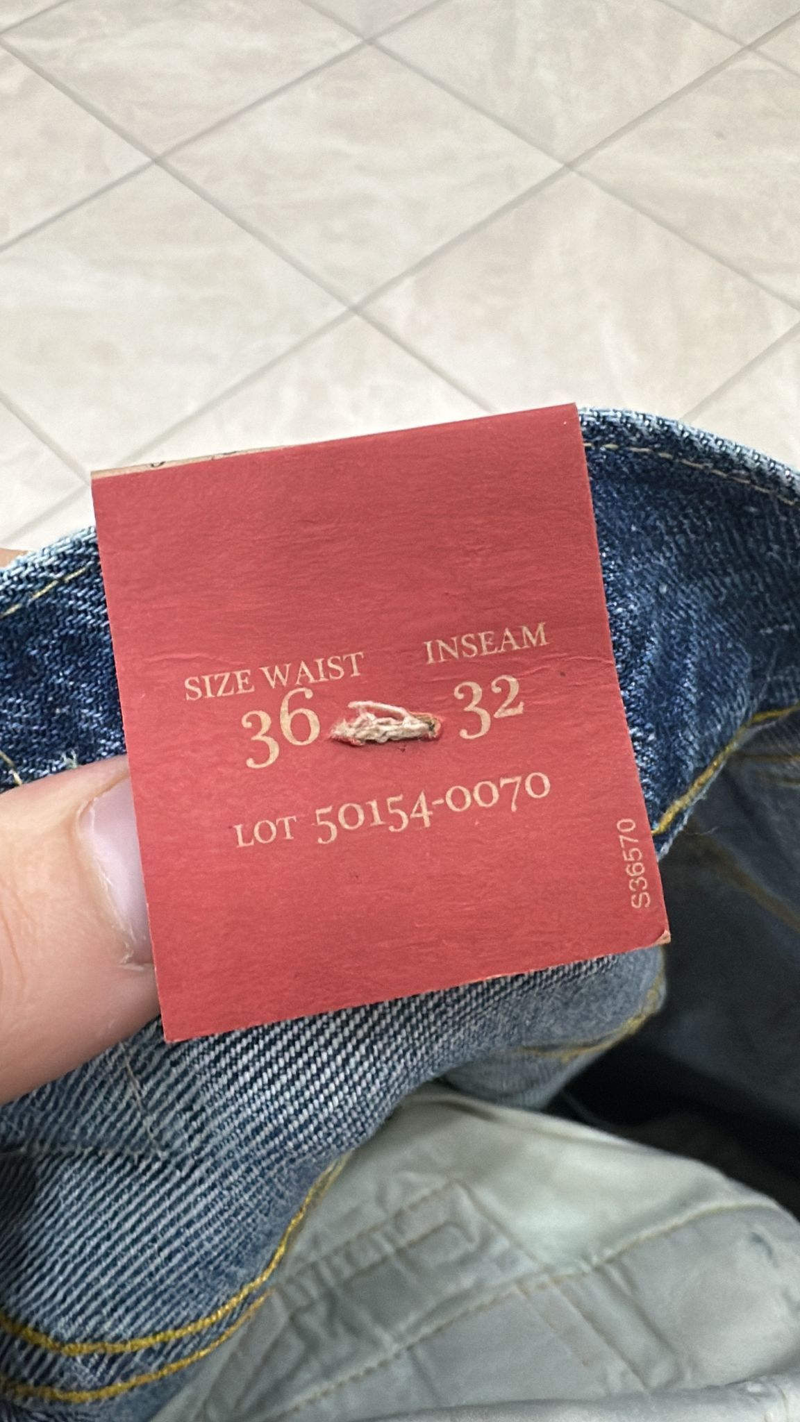 Levi's Vintage Clothing LVC Levi's Vintage Clothing 1954 501Z XX BigE Selvedge Jeans Size US 36 / EU 52 - 9 Thumbnail
