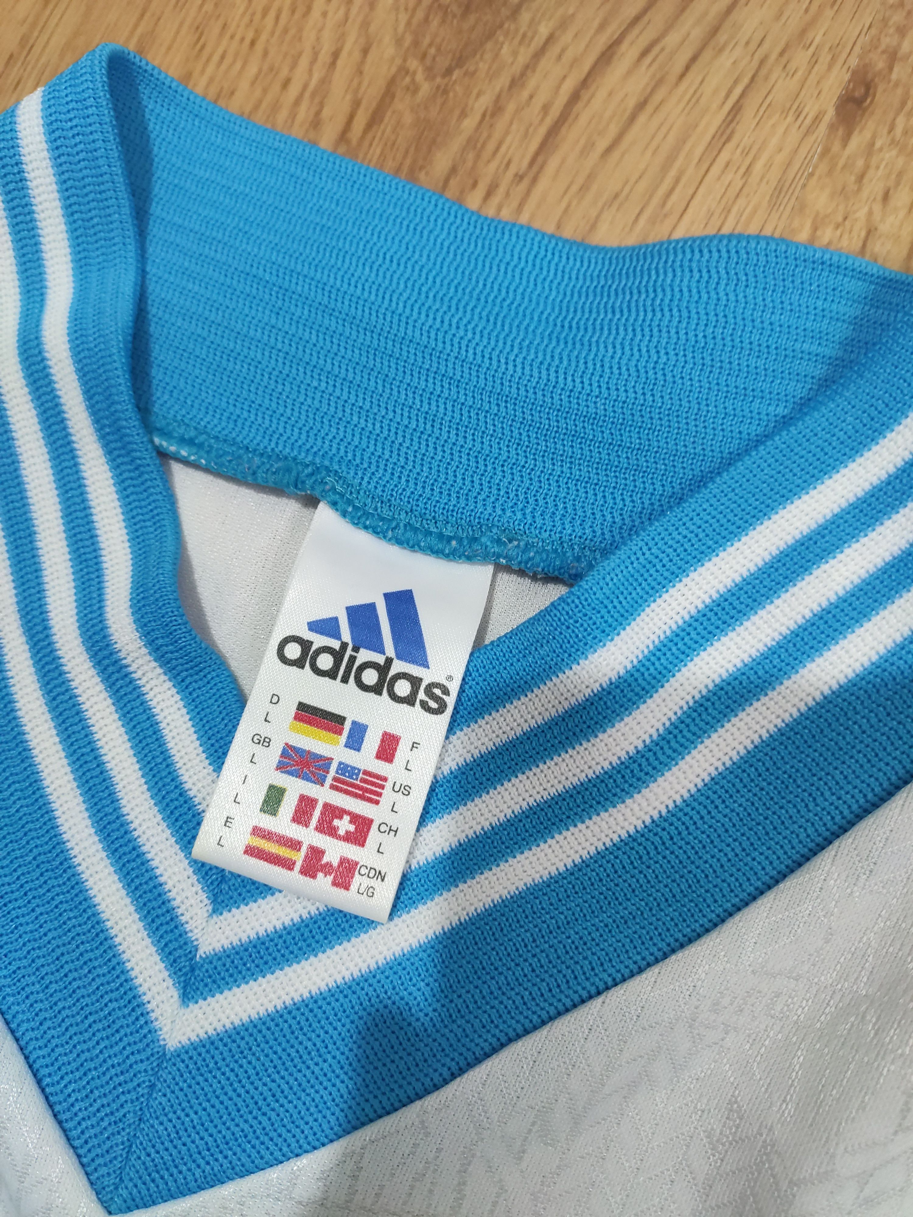 Adidas × Vintage Vintage Adidas Olympique Marseille 1997-98 jersey size Large Size US L / EU 52-54 / 3 - 9 Thumbnail