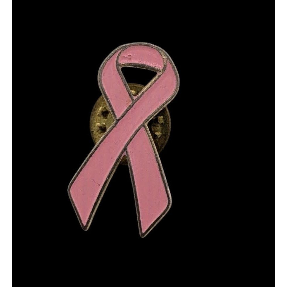 Other Breast Cancer Awareness Pink Enamel Ribbon Lapel Pin Size ONE SIZE - 1 Thumbnail
