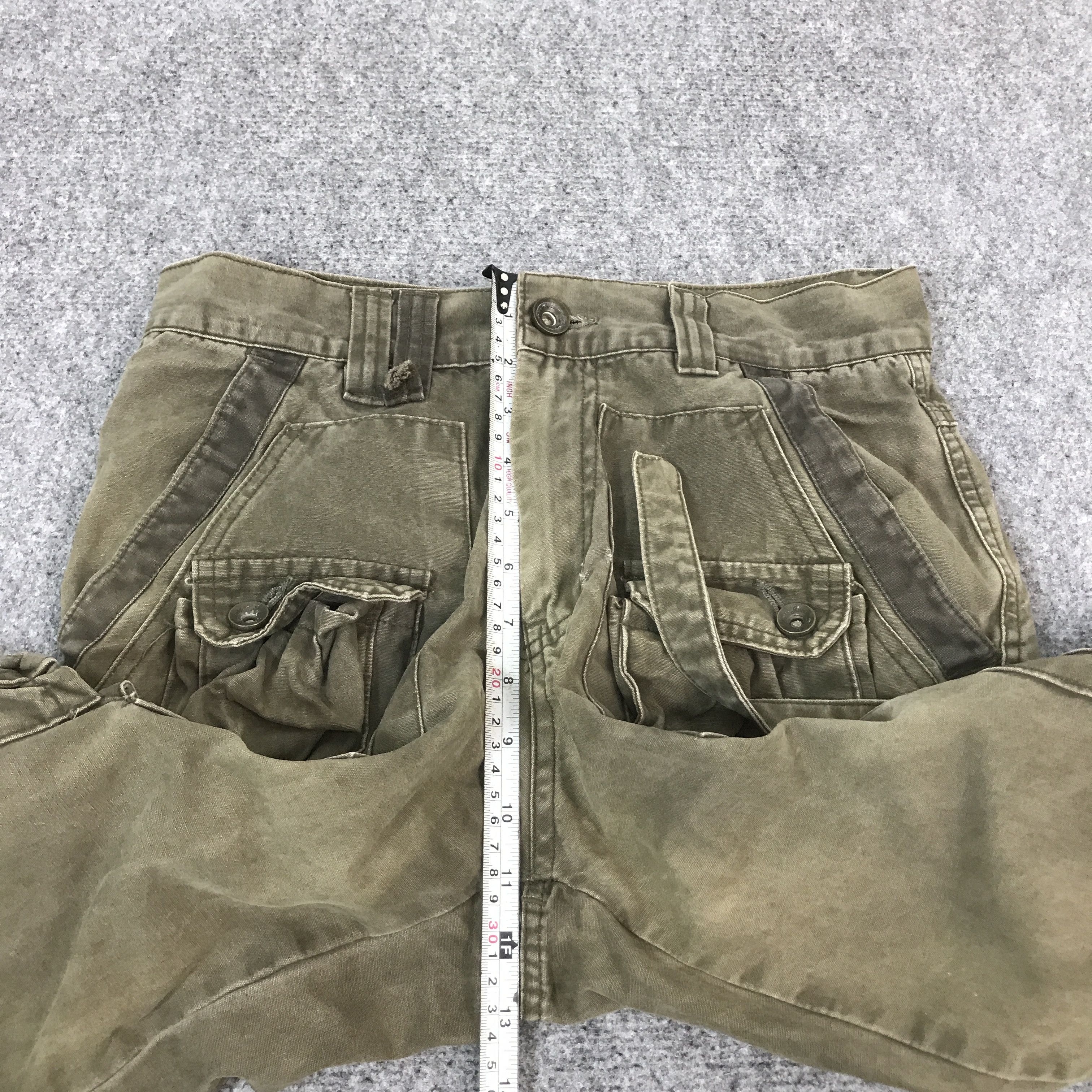 Japanese Brand BLUE LUIS CARGO BONDAGE STYLE PANTS Size US 28 / EU 44 - 9 Thumbnail