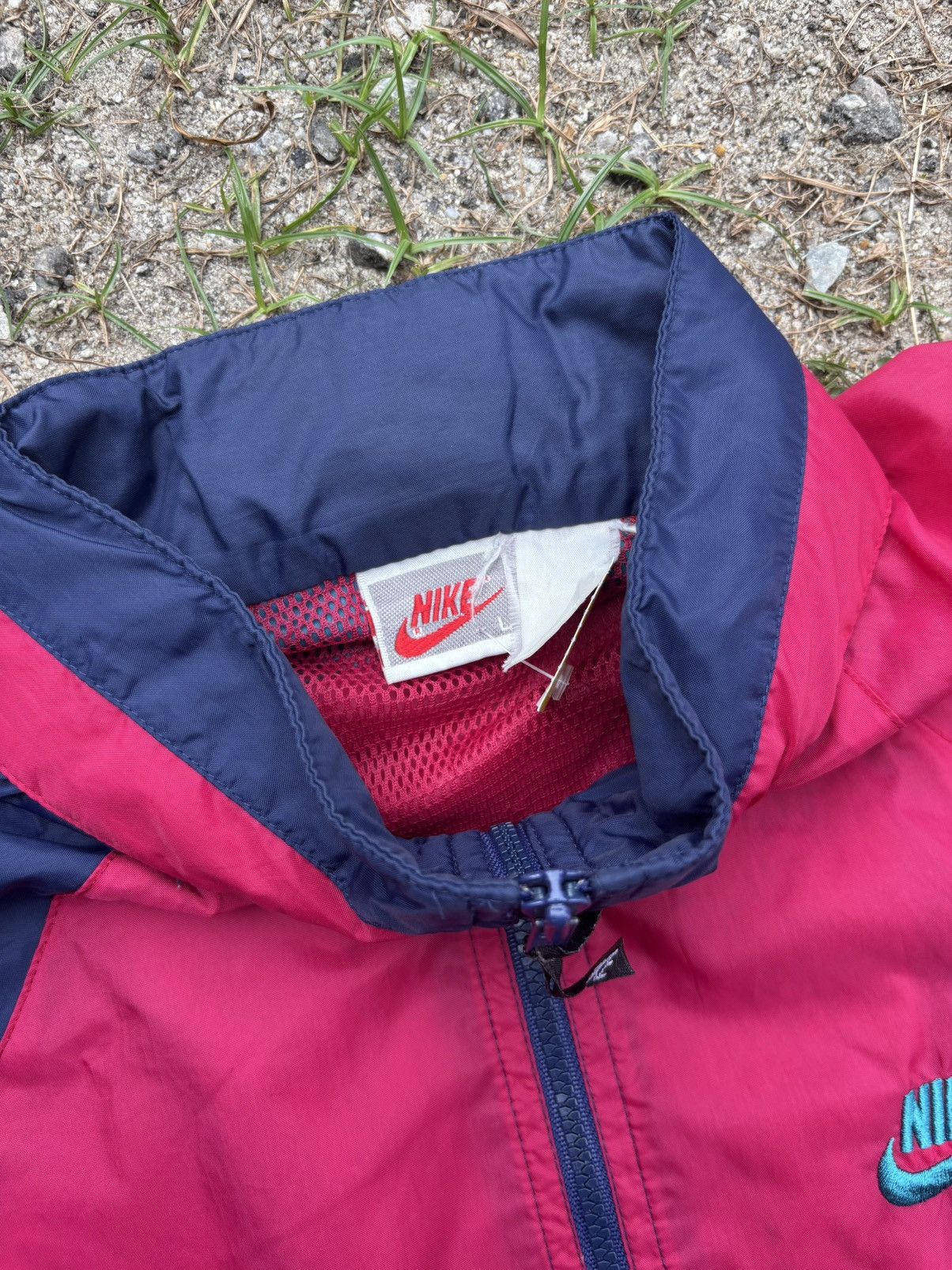 Nike Vintage 90’s Nike Multicolour Windbreaker Jacket Size US L / EU 52-54 / 3 - 4 Thumbnail